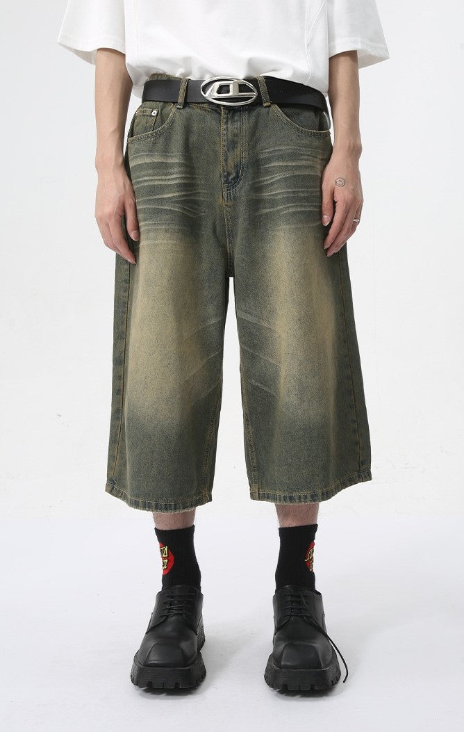 Retro Distressed Jorts