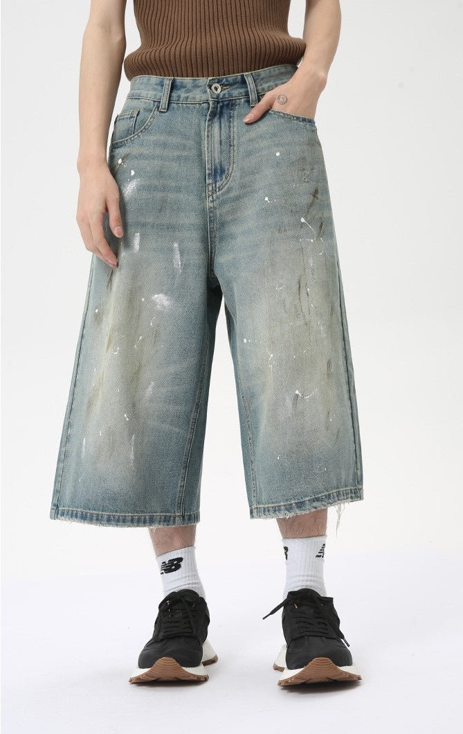 Retro Distressed Jorts