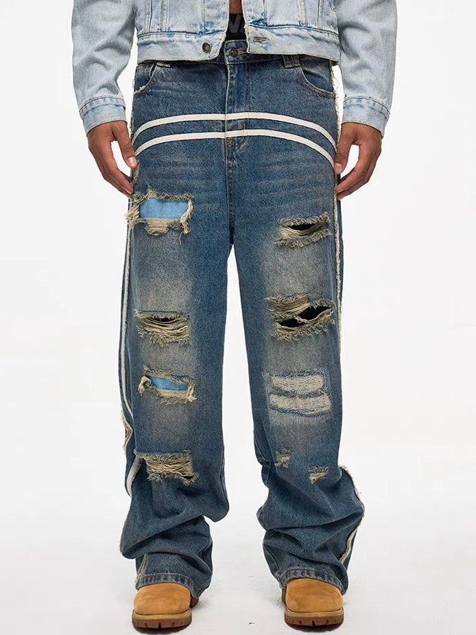 High Street Ripped Distressed Jeans