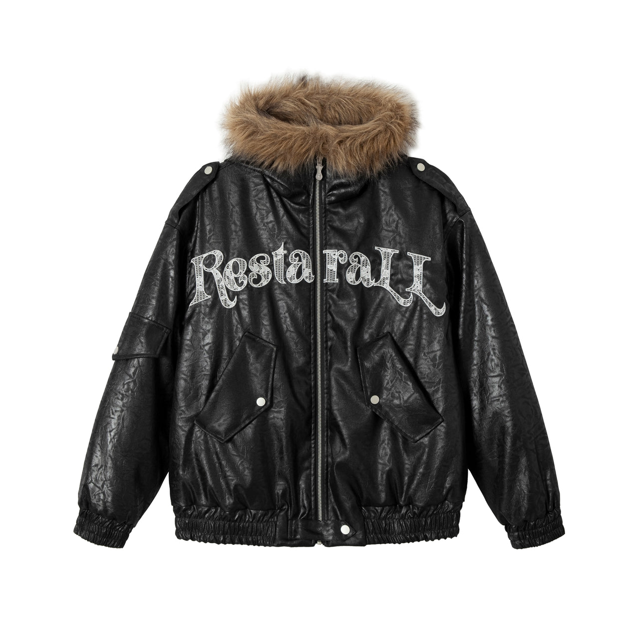 PU FAUX FUR JACKET