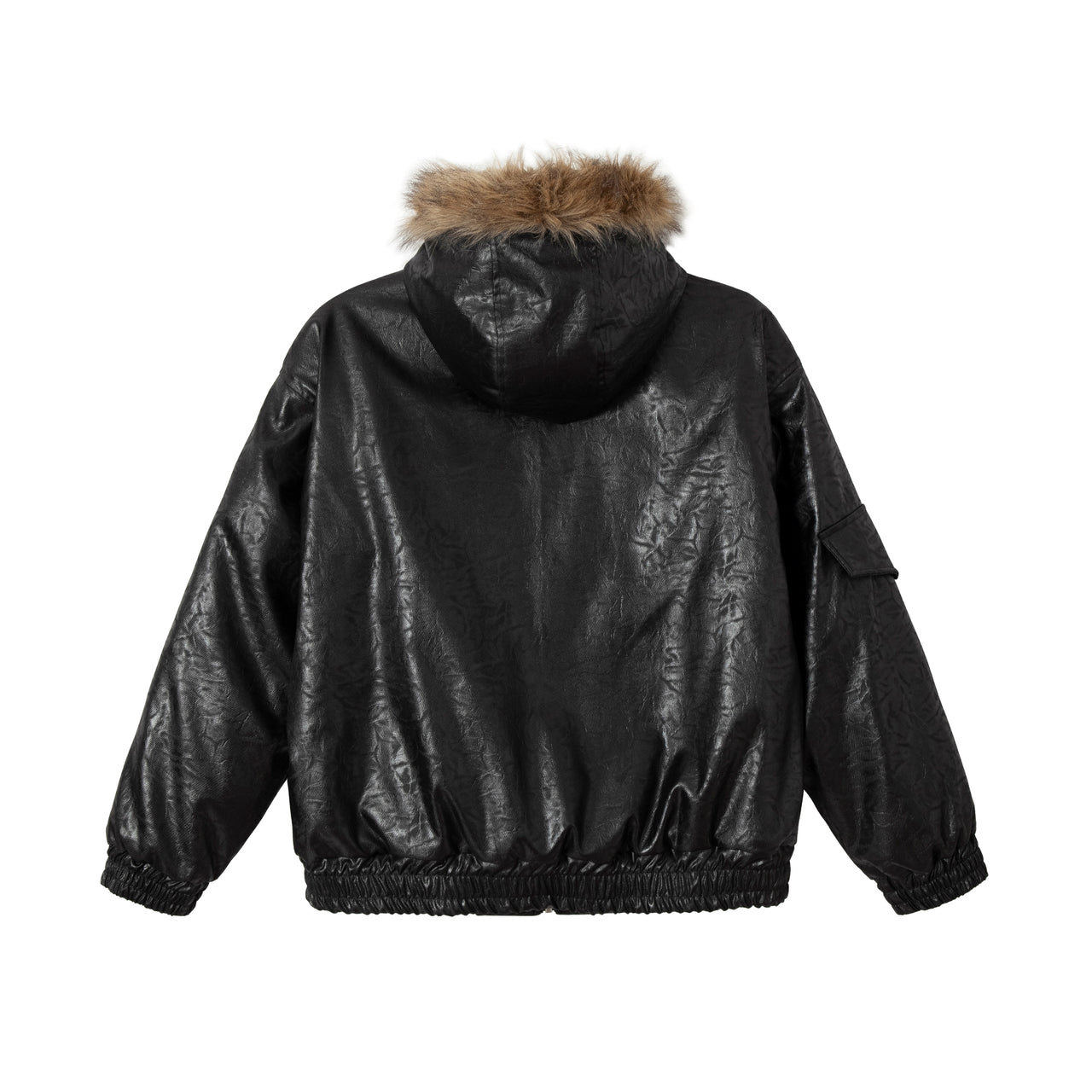 PU FAUX FUR JACKET