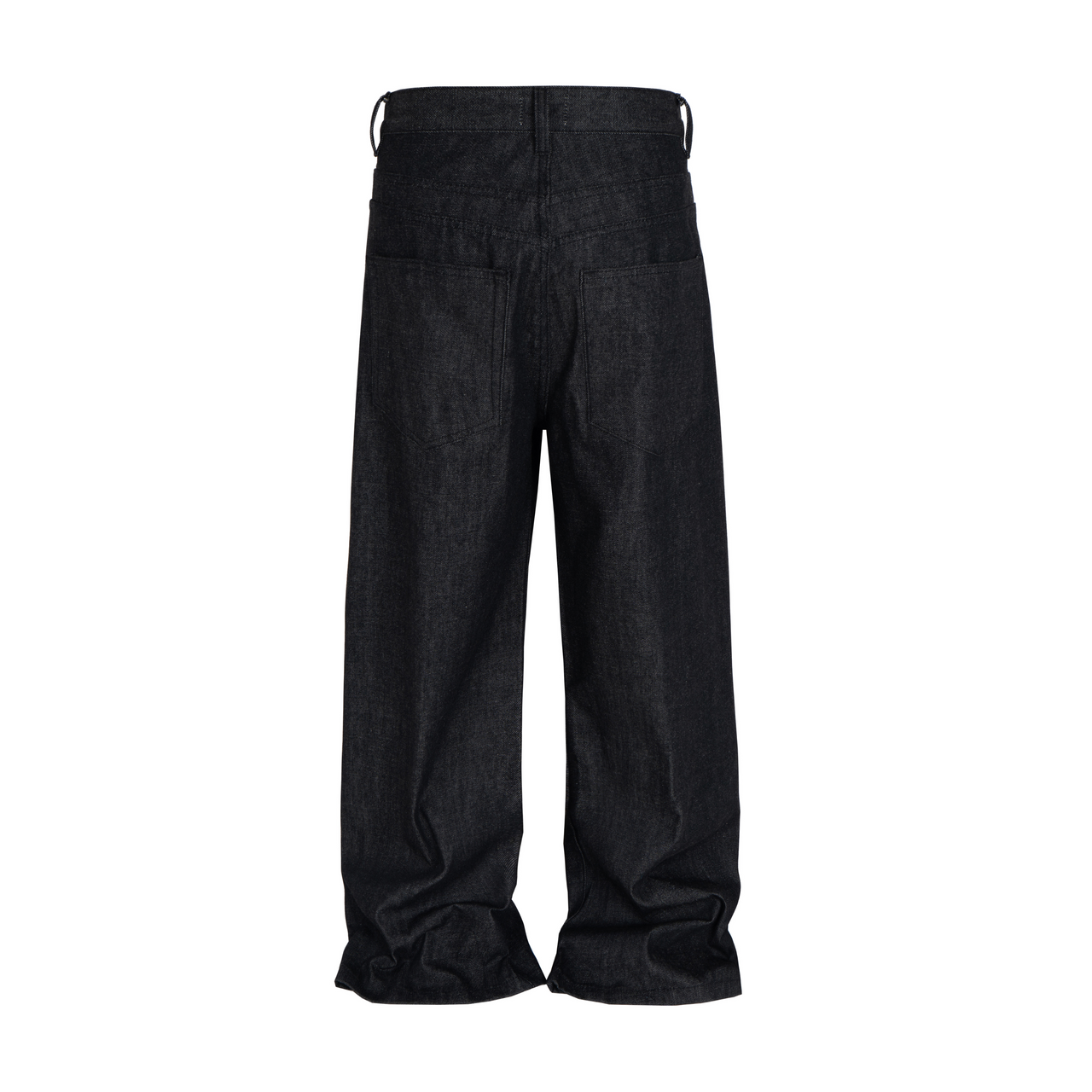 American Street Style Curved Knife 3D Baggy Original Denim Jeans