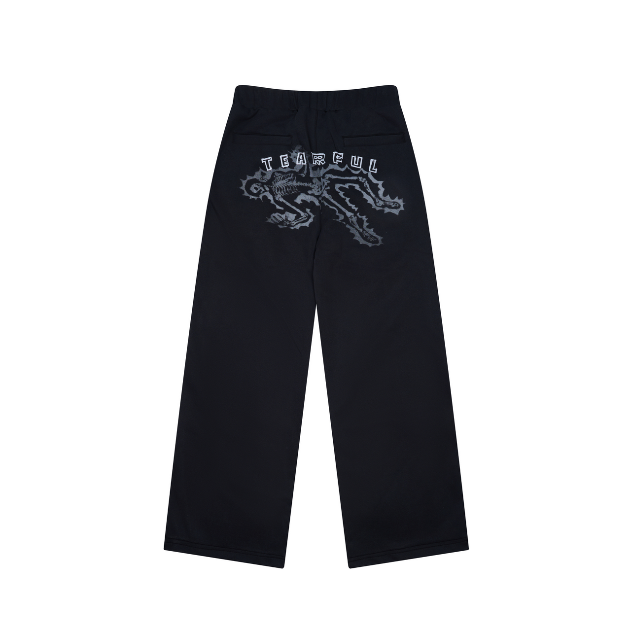 American Vintage Striped Spliced Wide-Leg Pants