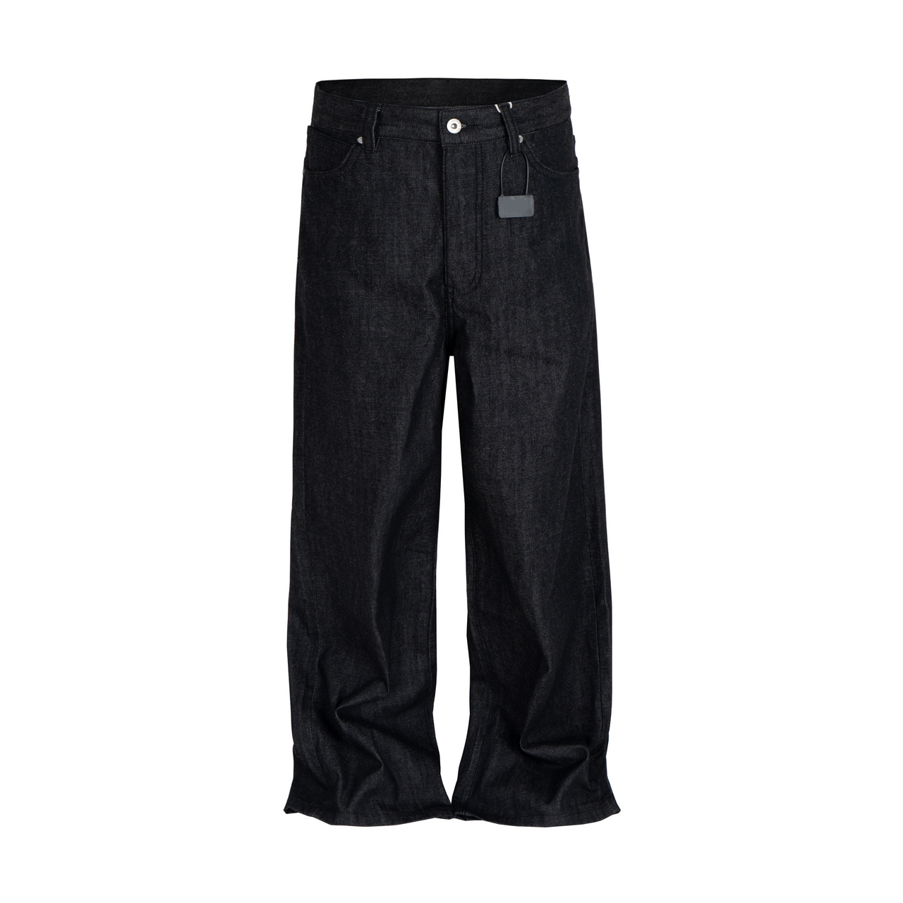 American Street Style Curved Knife 3D Baggy Original Denim Jeans