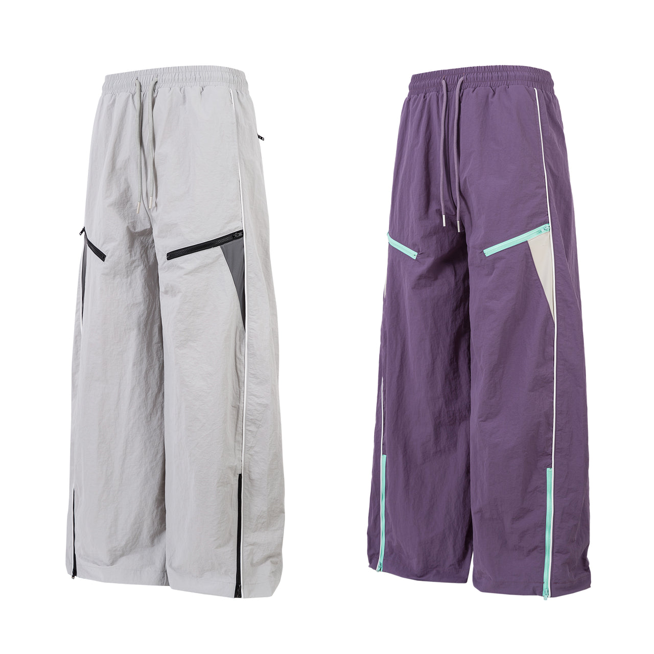 American Vintage Color-Block Outdoor Climbing Pants