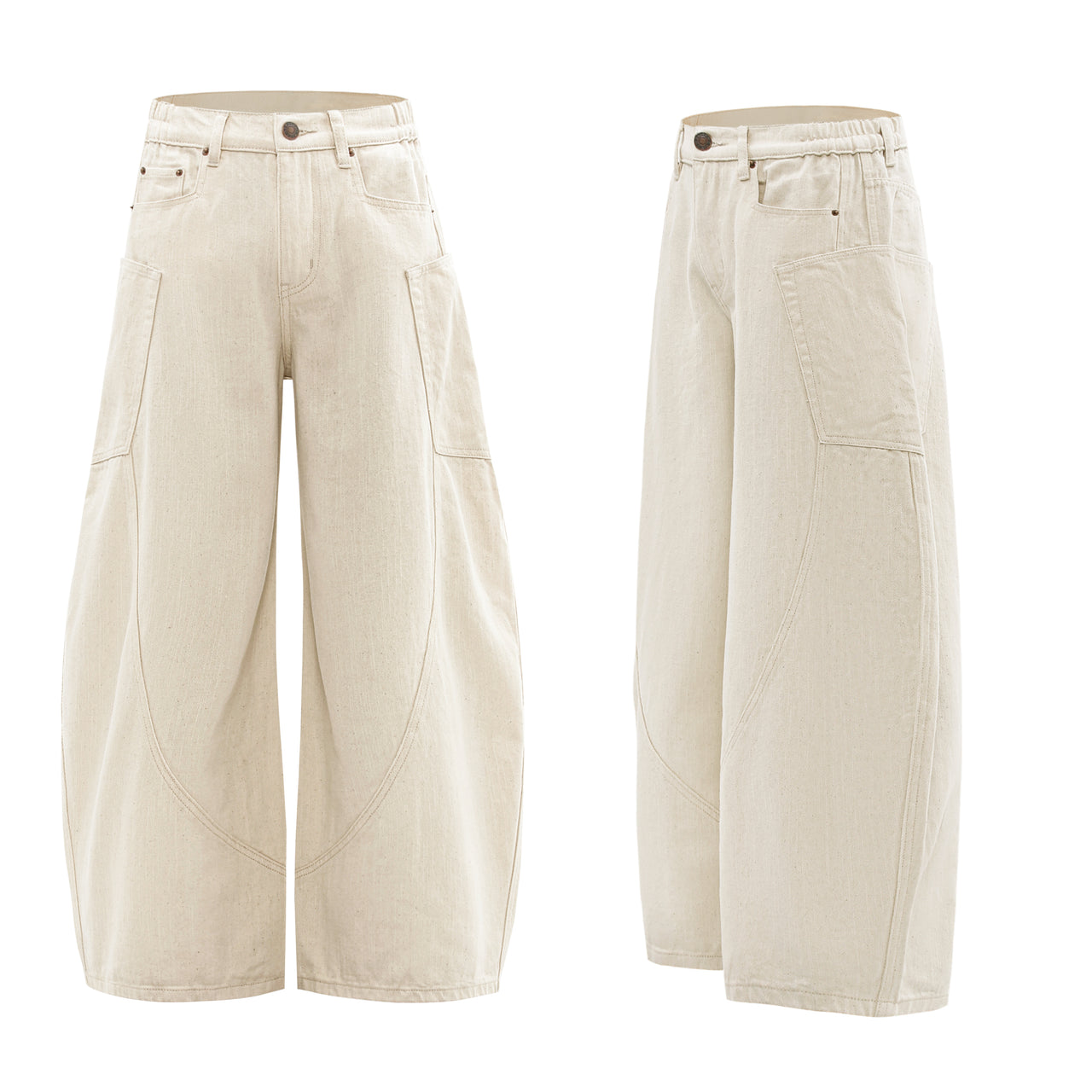 American Vintage Panel Curved Blade Jeans