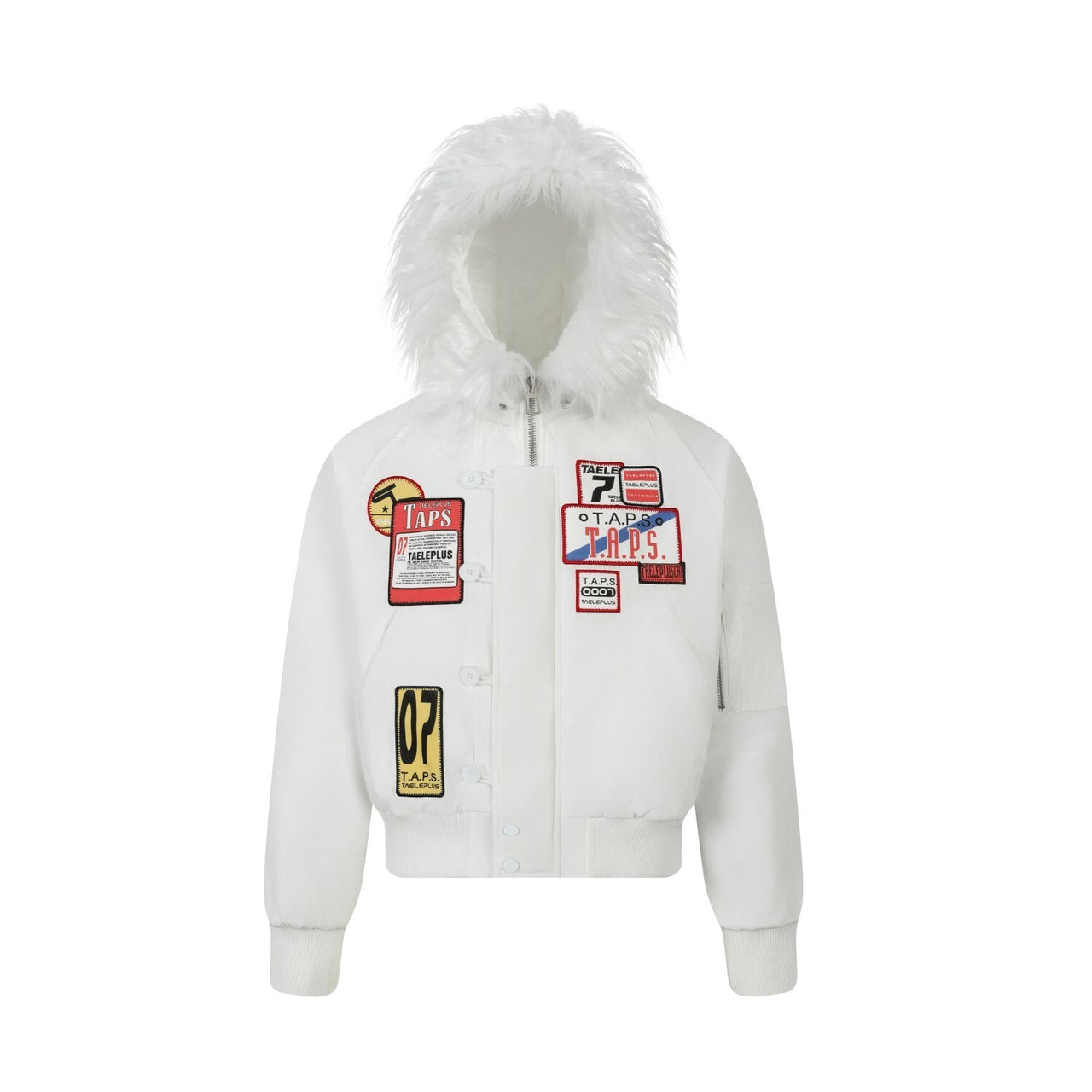 Omirad Faux Fur Hooded Bomber Jacket