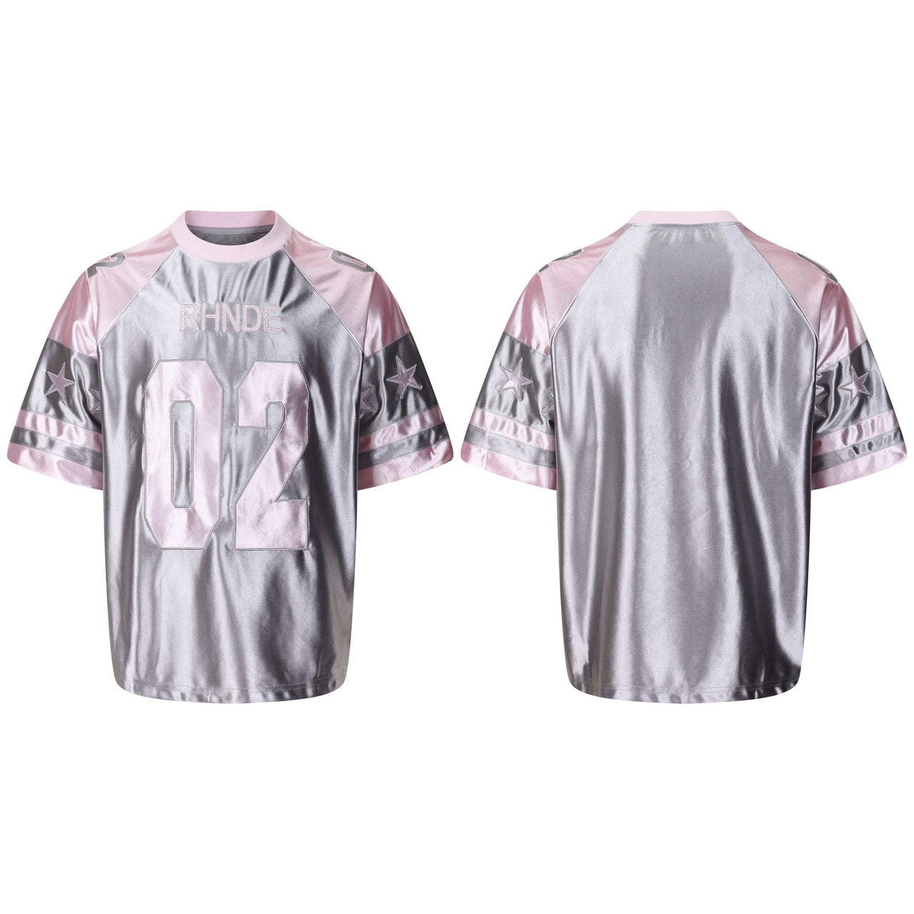 Omirad Metallic Varsity Jersey Tee