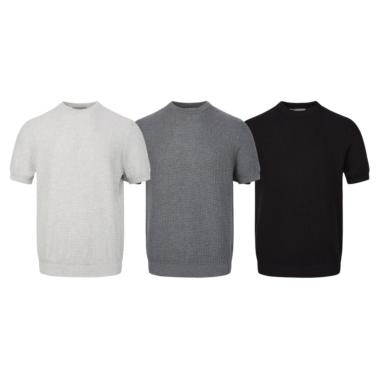 Omirad Minimal Knit Short-Sleeve Sweater