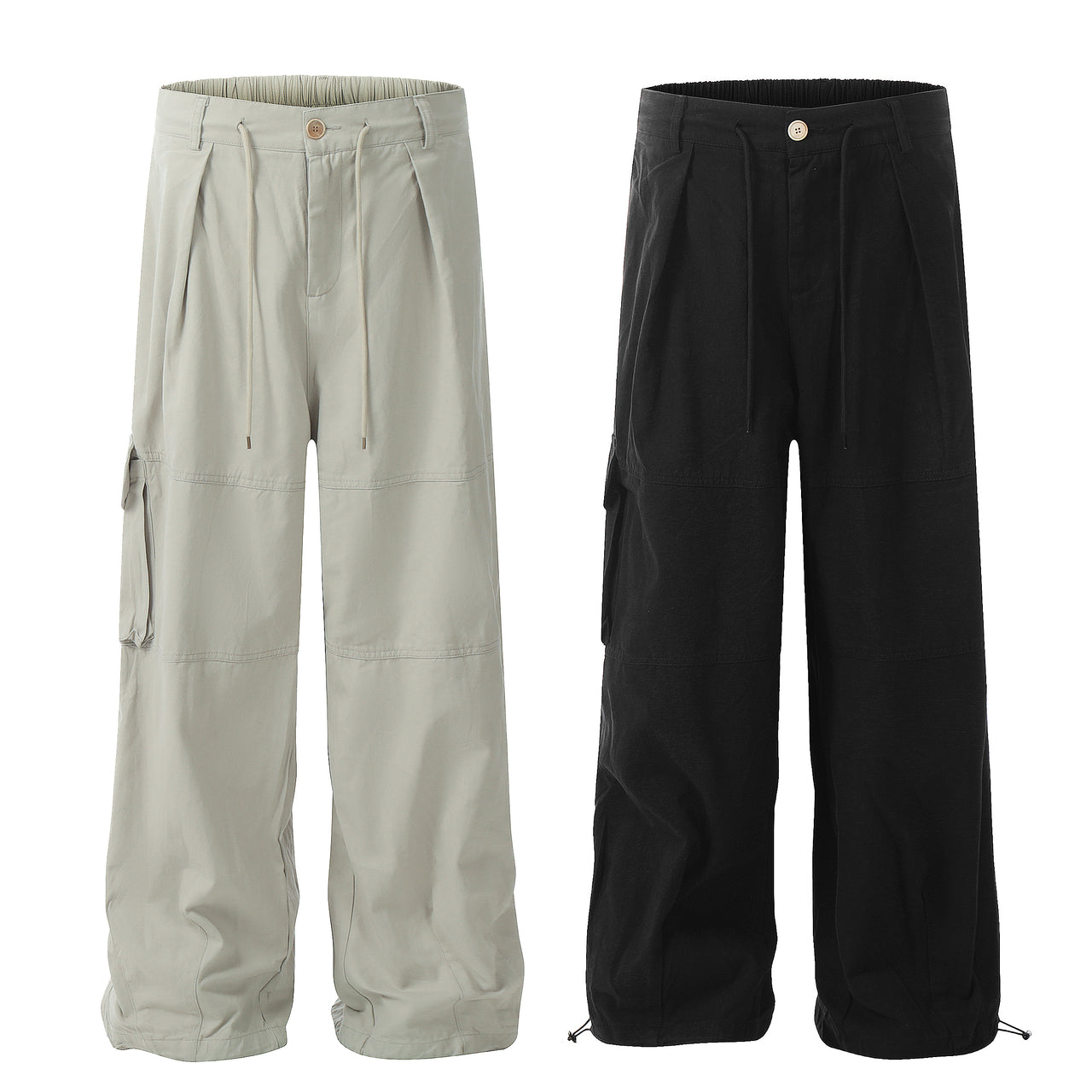 American Vintage Straight Leg Drawstring Cargo Pant