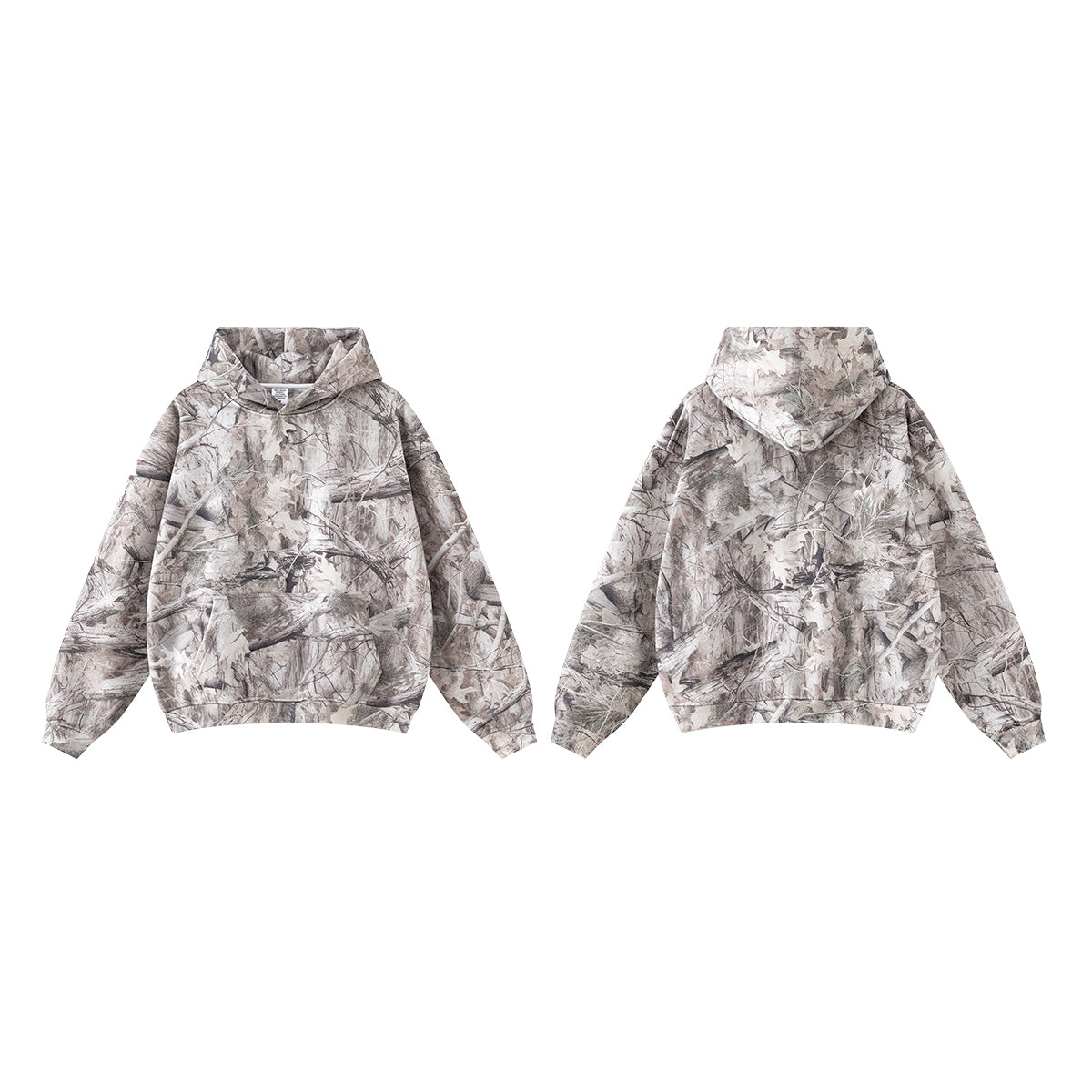 American Vintage Desert Camouflage Heat Transfer Hoodie