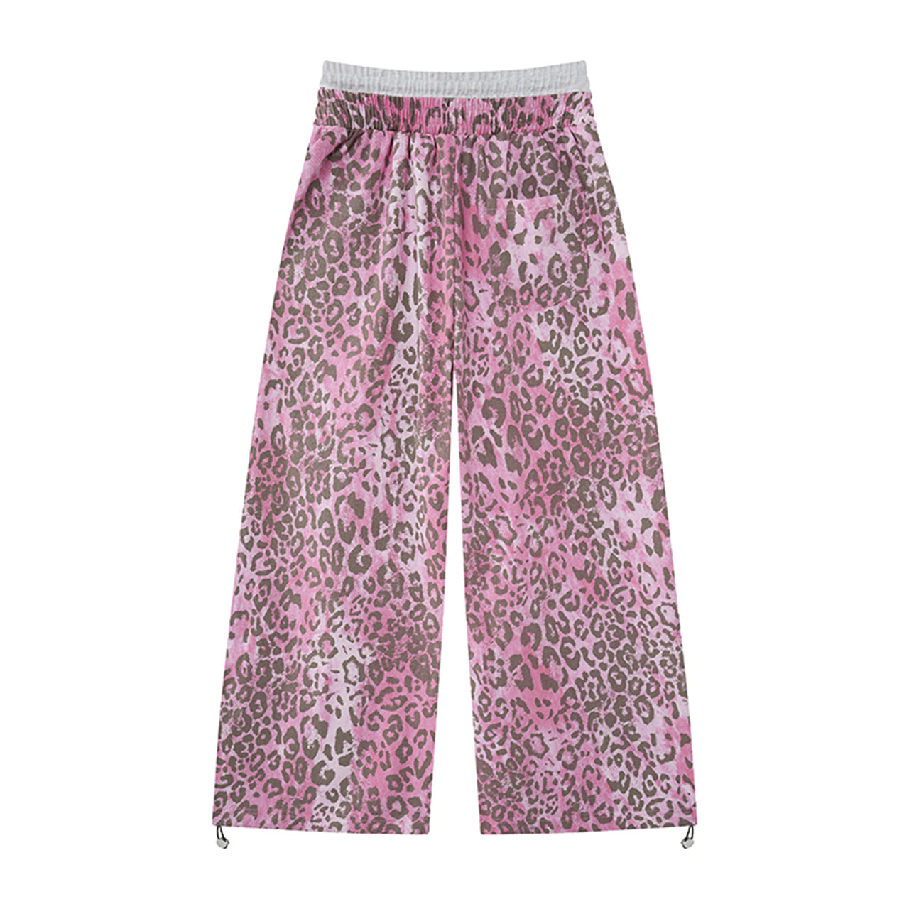 Omirad Pink Leopard Wide-Leg Pants