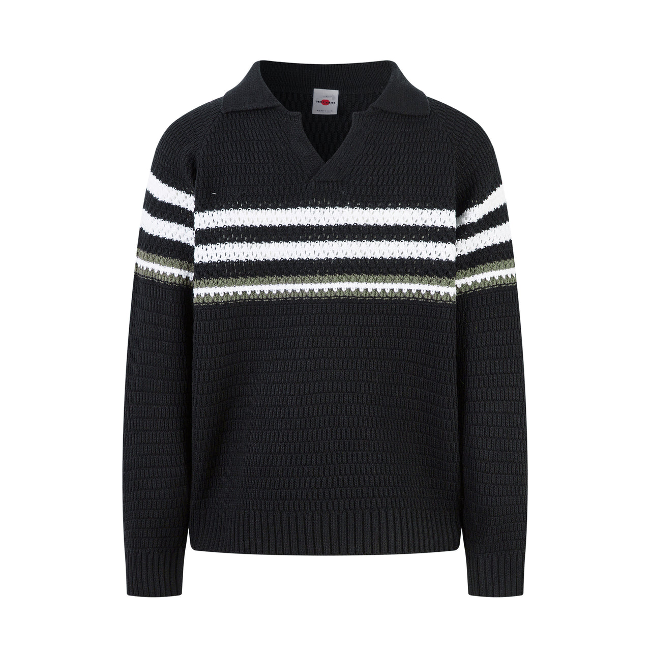 Vintage American Simple Striped Knit Sweater