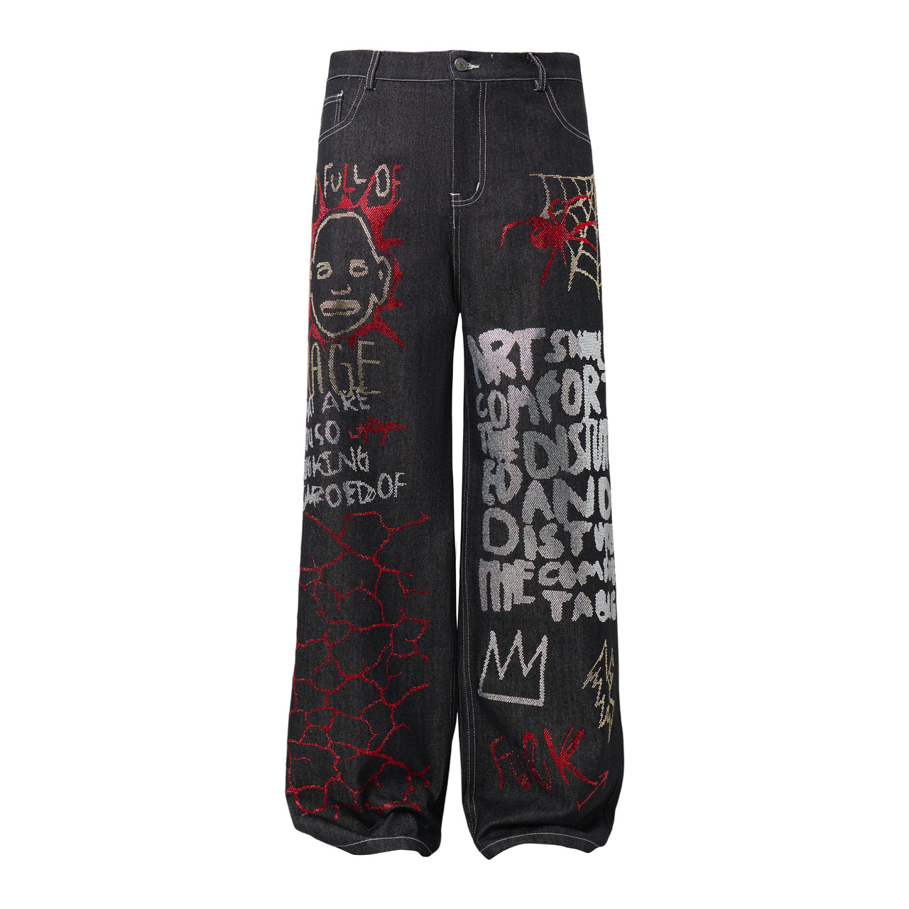 Omirad Graphic Denim Pants