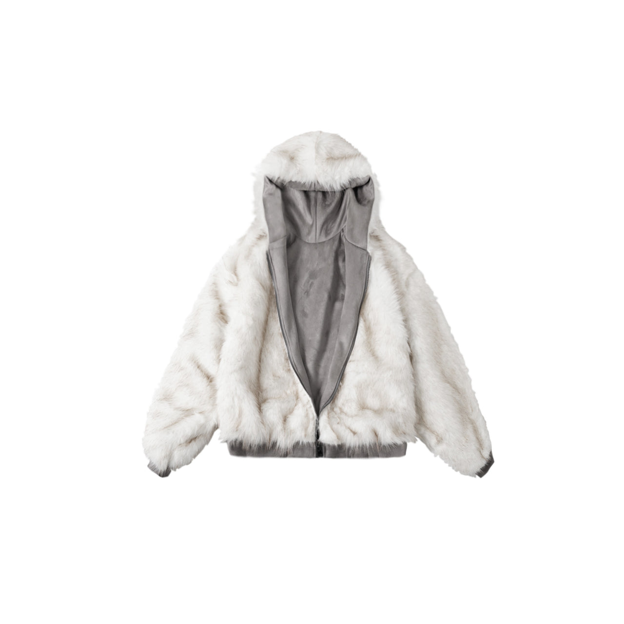 Omirad Reversible Faux Fur Hooded Jacket