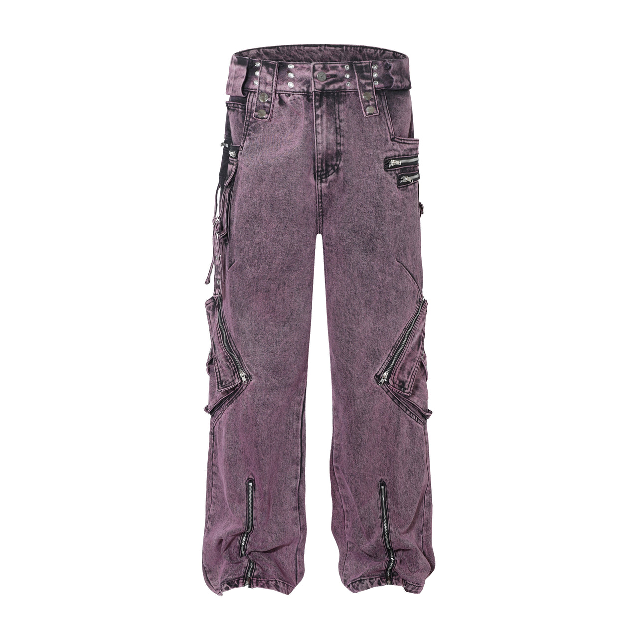 Denim Cargo Pants