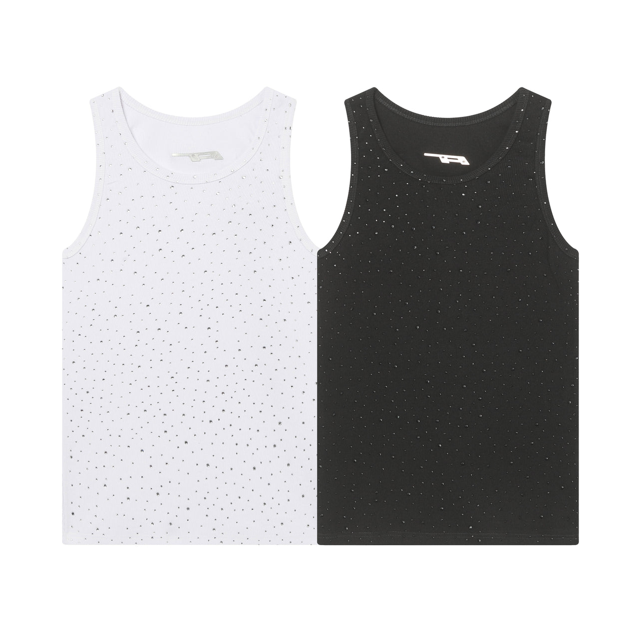 American Streetwear Statement Rhinestone Vest