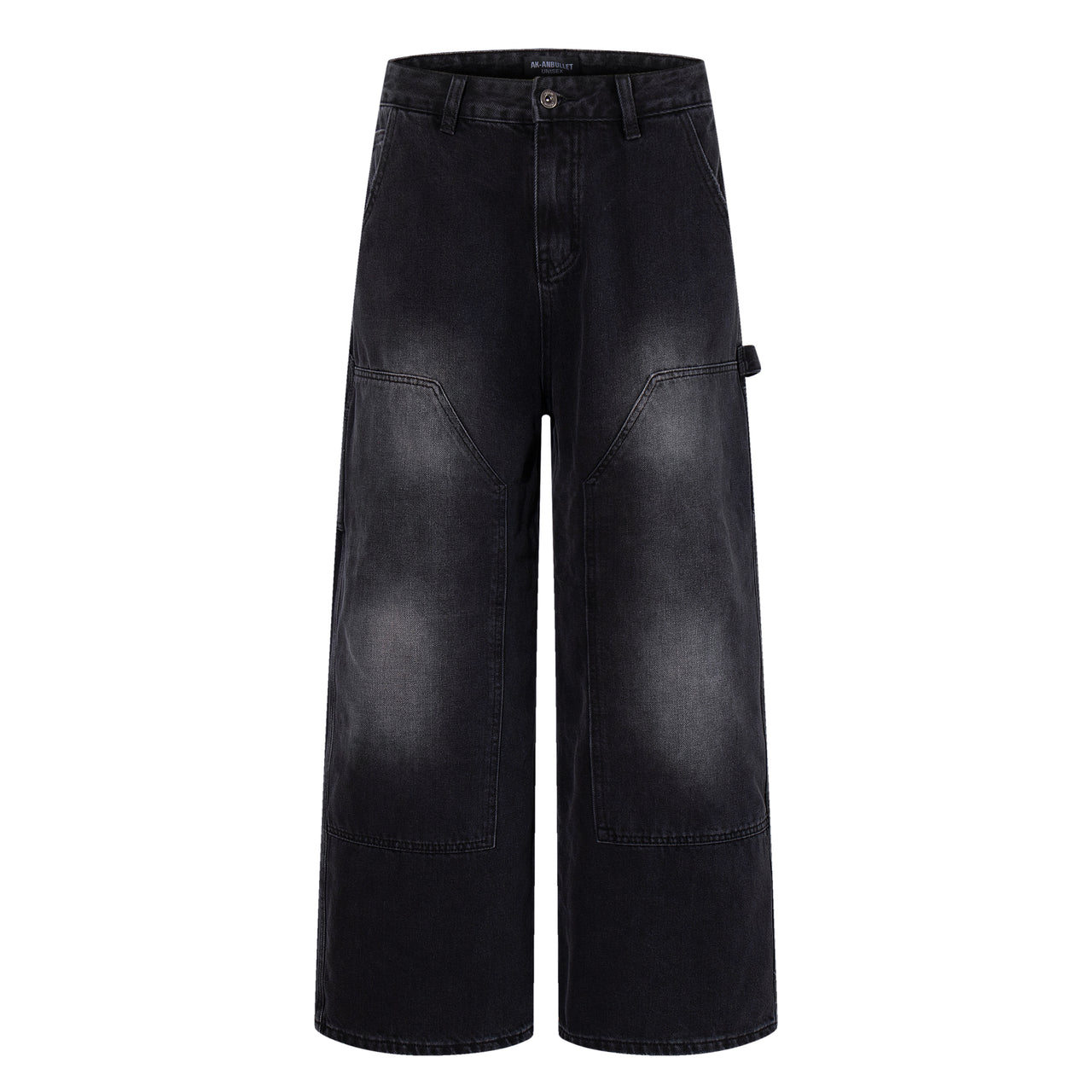American Vintage Patchwork Straight Leg Jeans
