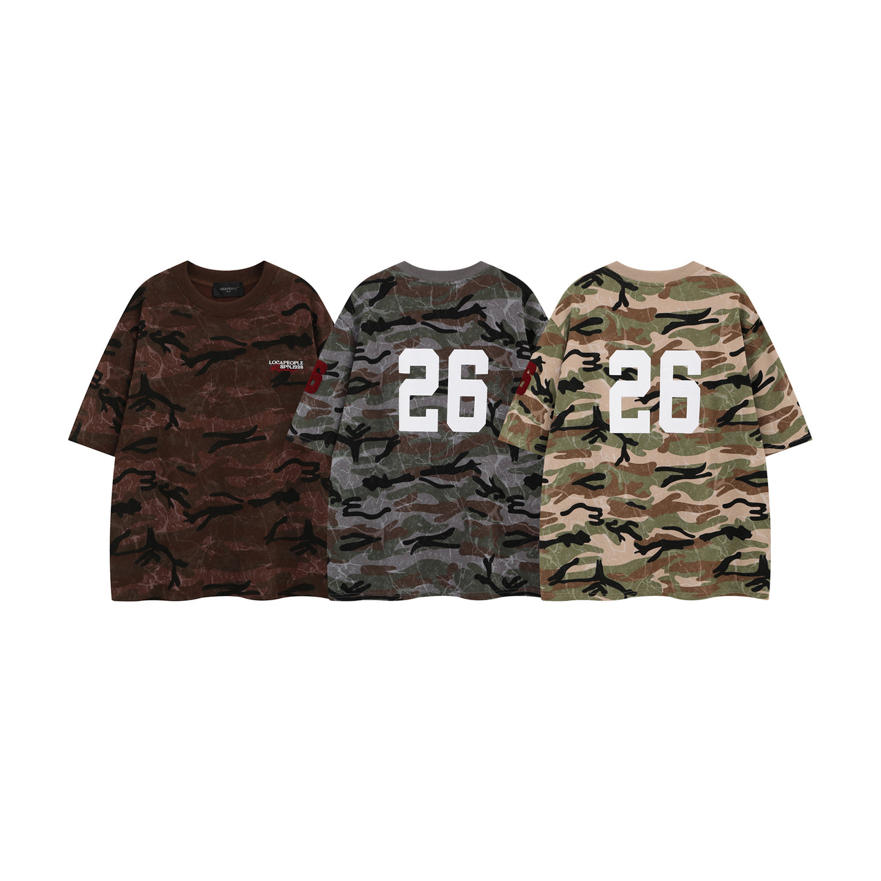 American High Street Camouflage Number Print Tee