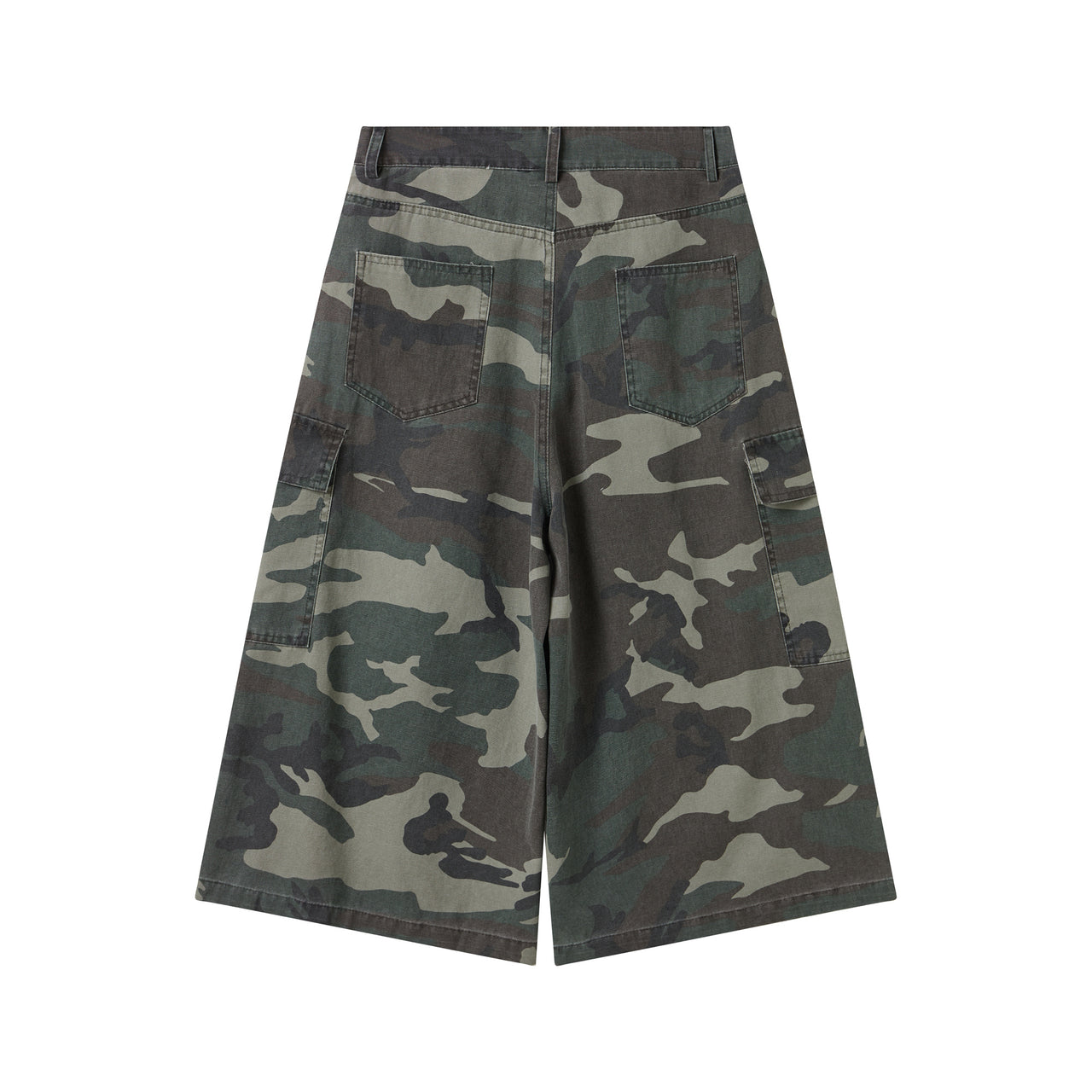 American Vintage Camouflage Cargo Shorts