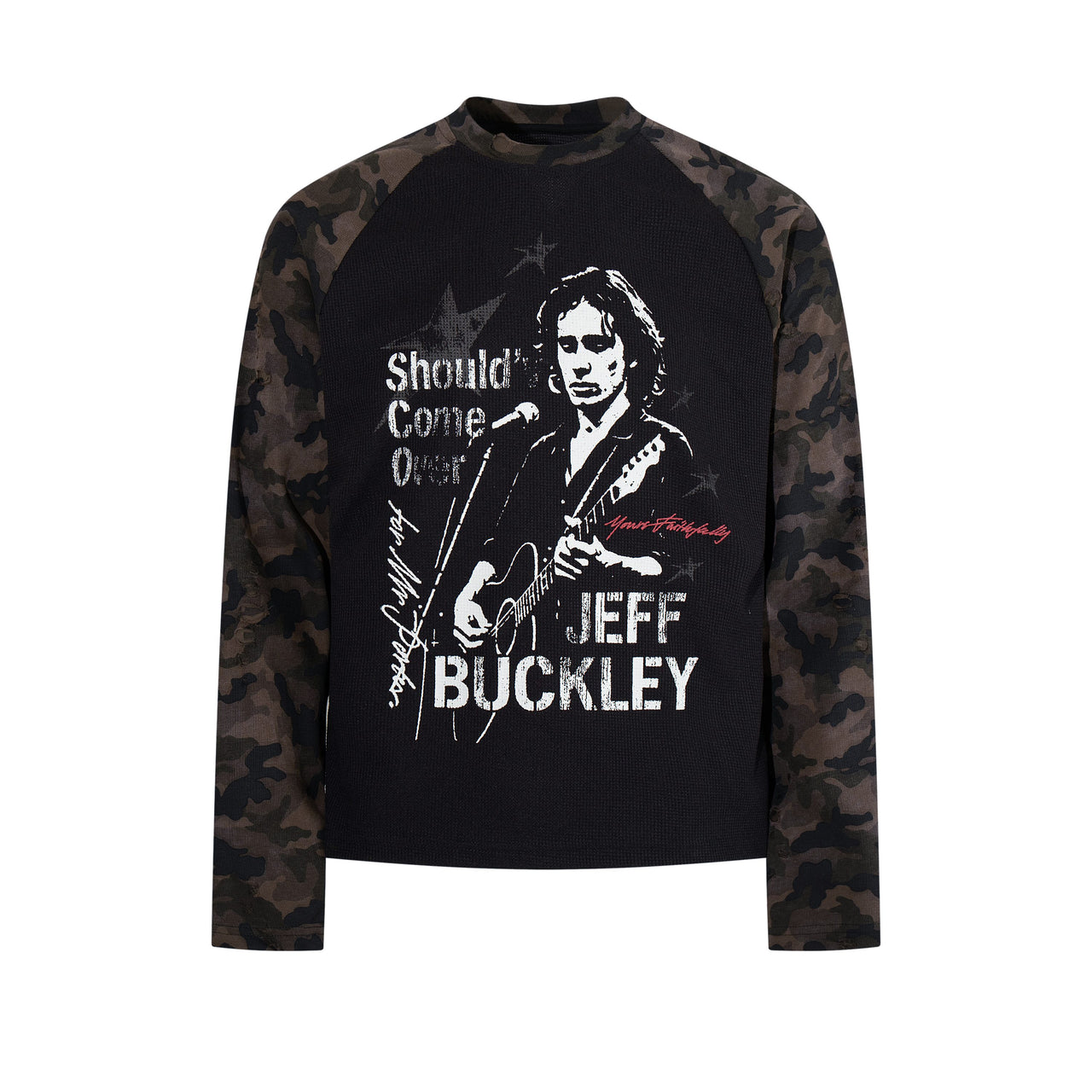 Omirad Vintage Music Graphic Raglan Long Sleeve