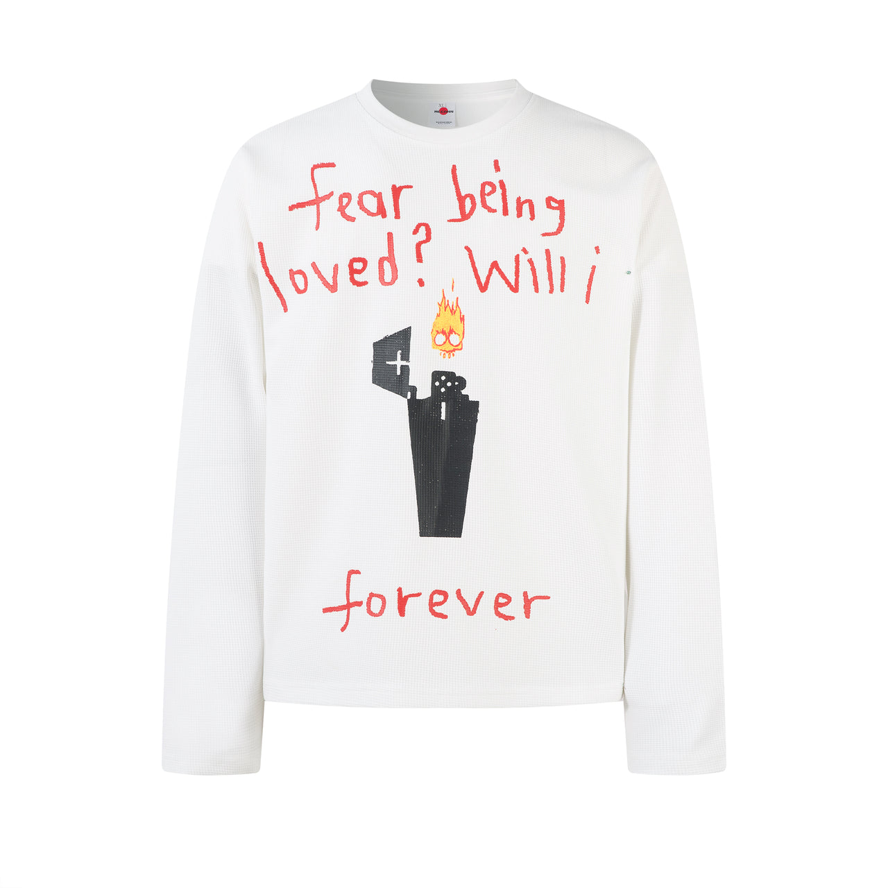 American High Street Lighter Print Waffle Sweatshirt