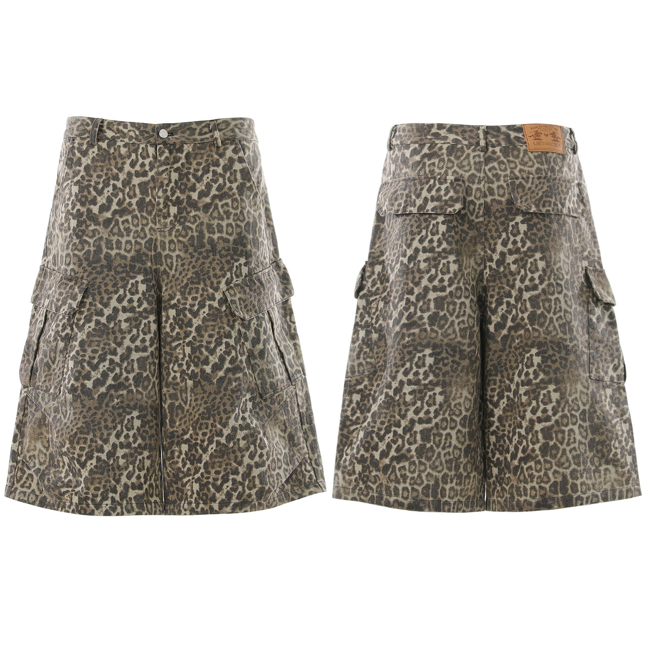 Omirad “Leopard Cargo Shorts”