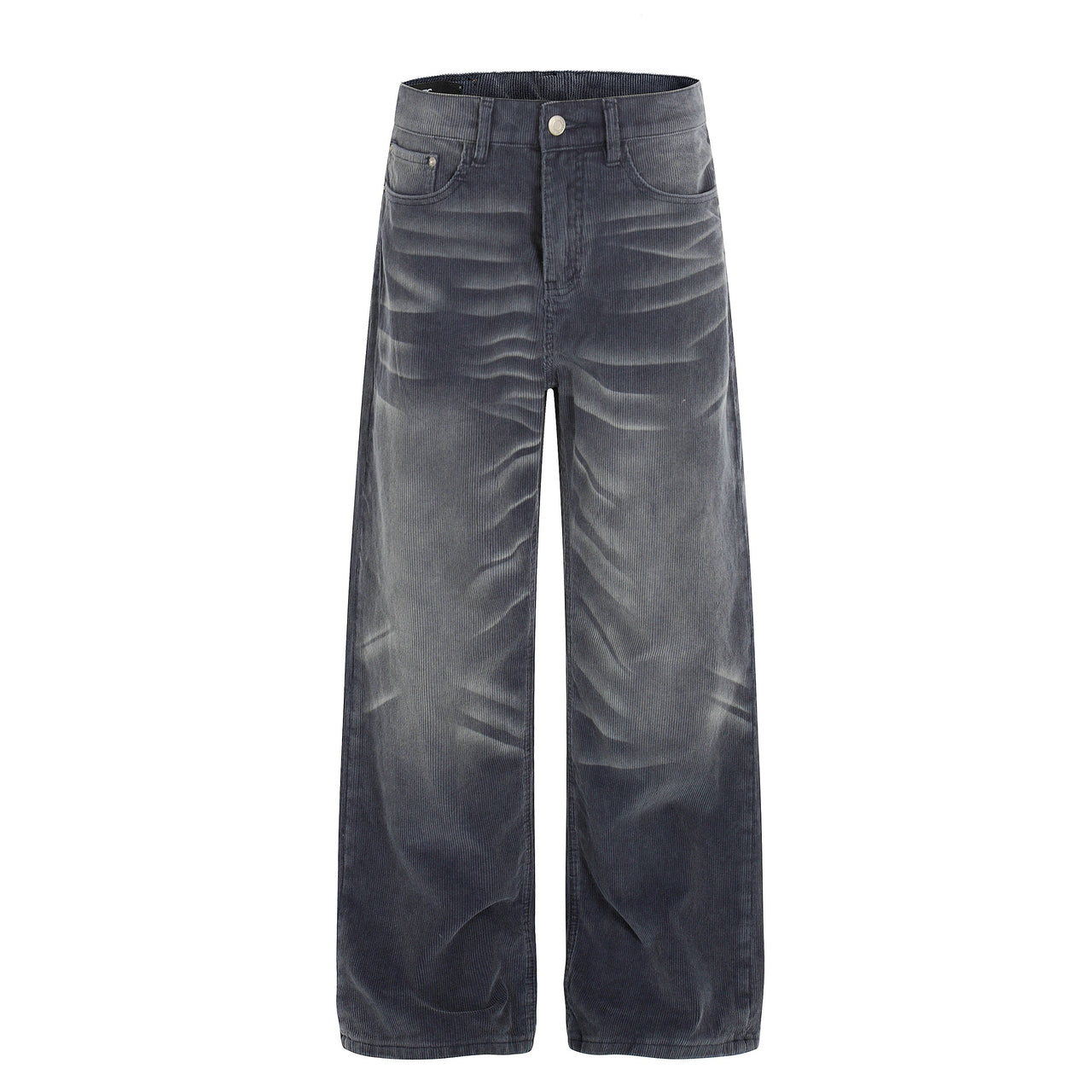Omirad Washed Corduroy Wide-Leg Pants