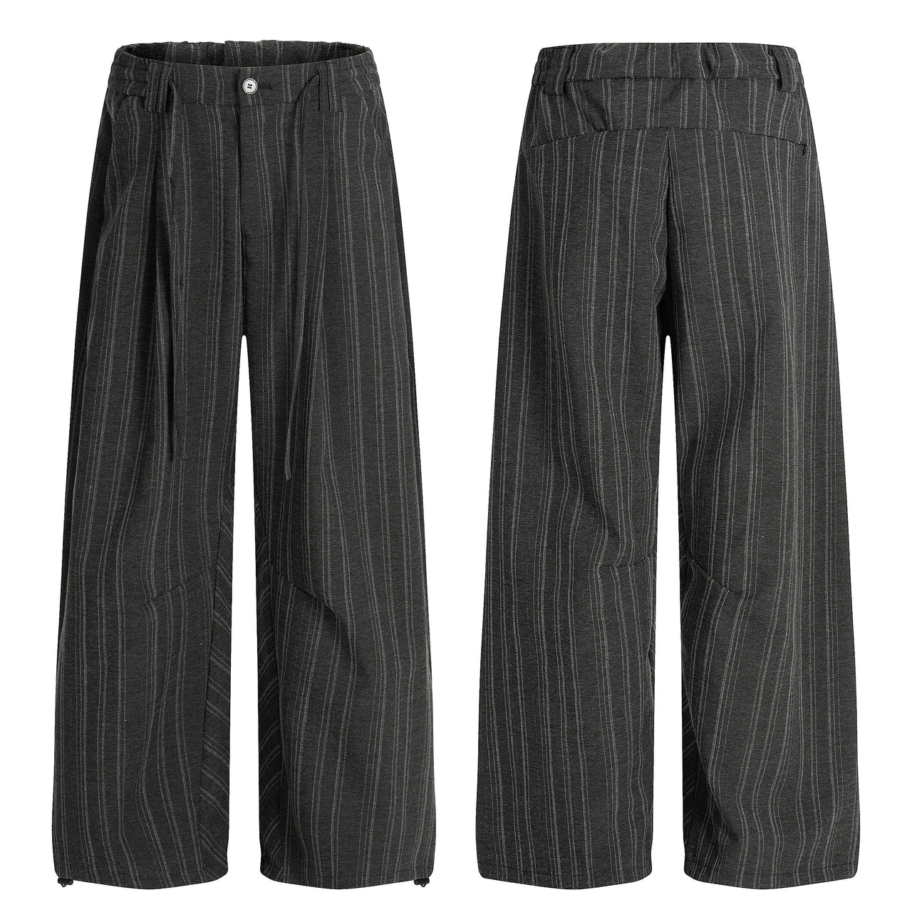 Vintage Relaxed Striped Casual Pants