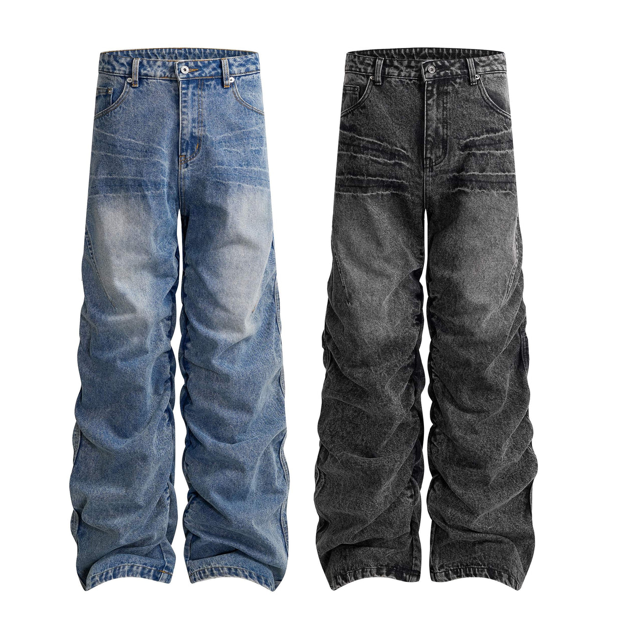 Omirad “Stacked Vintage Denim Jeans”