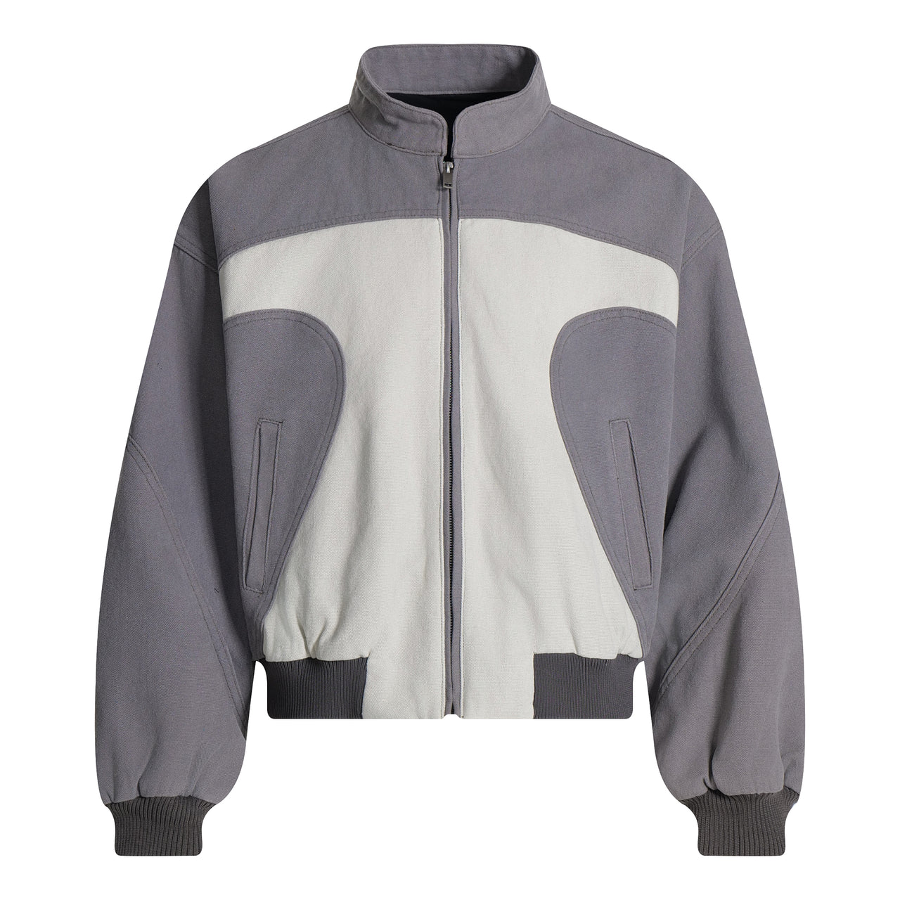 American High Street Two-Tone Color Block Jacket