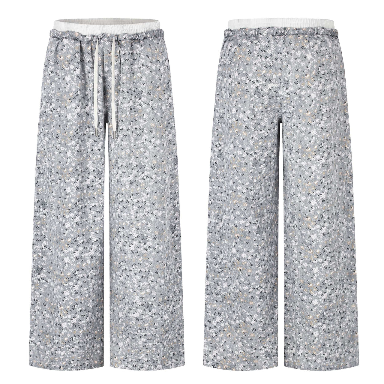 Omirad Pixel Camo Wide Leg Sweatpants