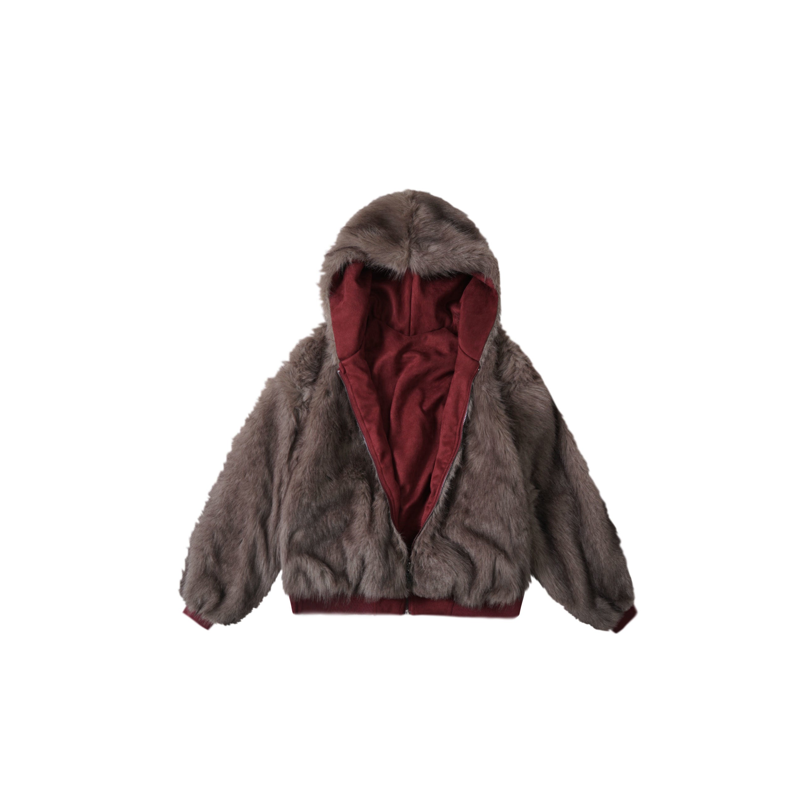 Omirad Reversible Faux Fur Hooded Jacket - omirad