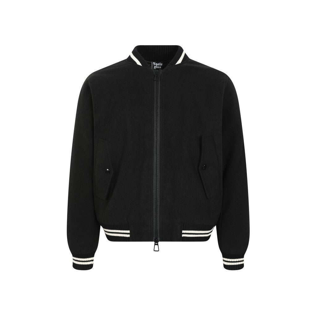 Streetwear Vintage Old-Money Varsity Padded Jacket