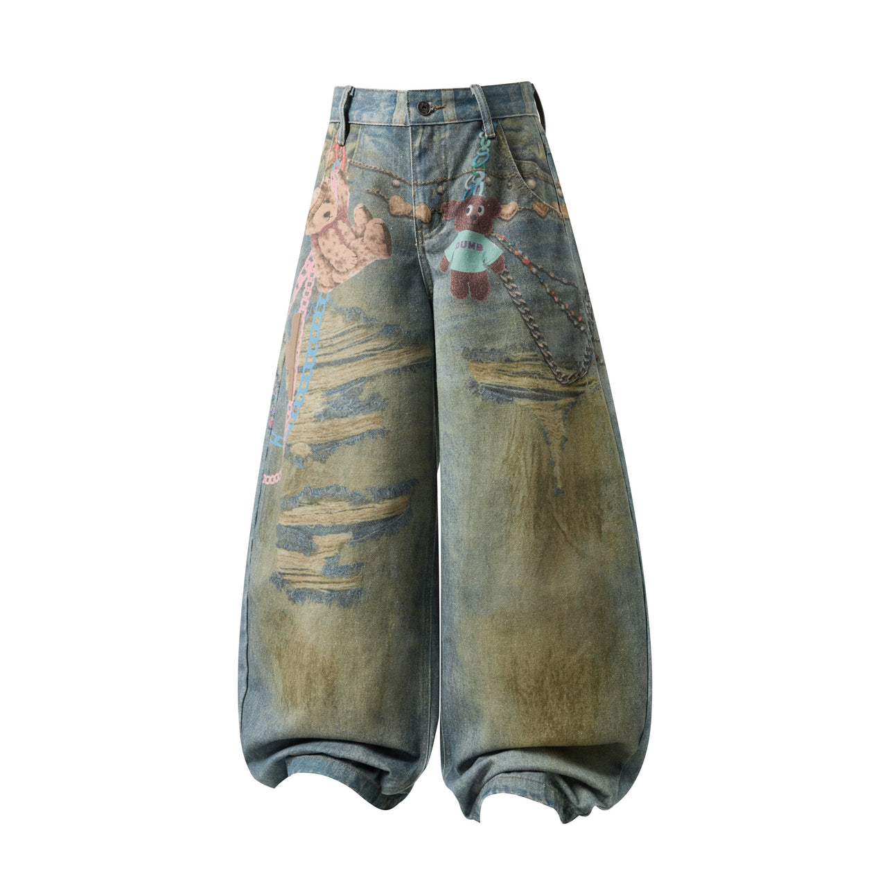 Omirad “Toychain Graffiti Balloon Jeans”