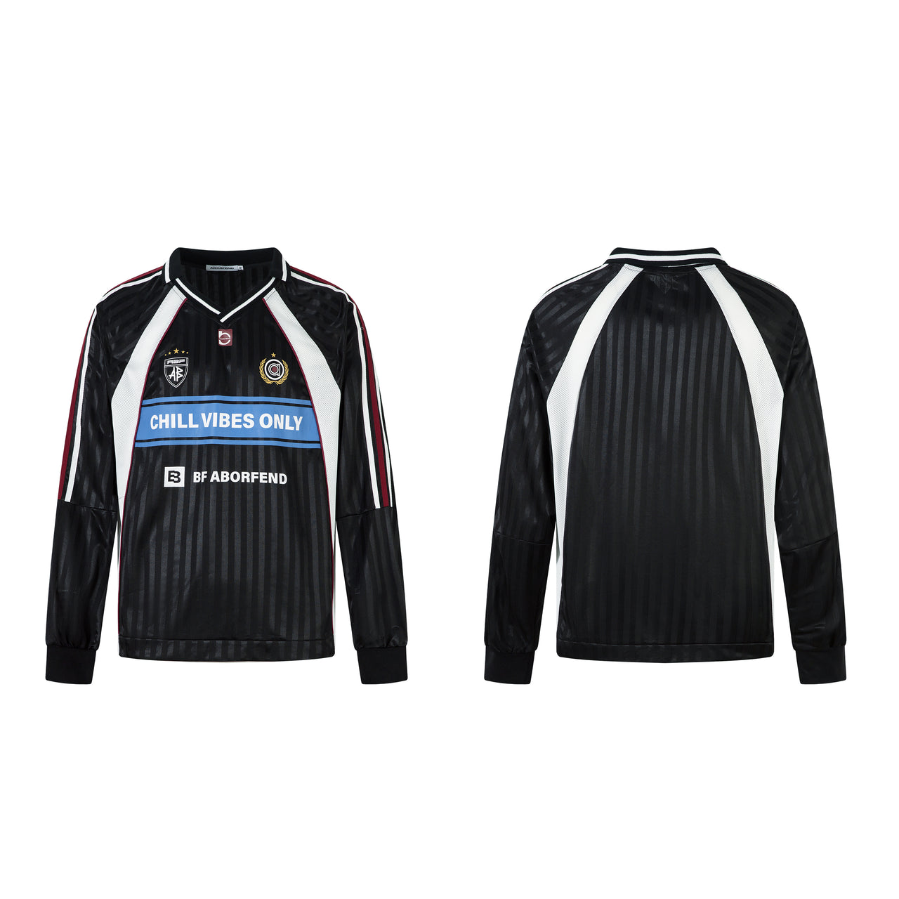 American Streetwear Striped Sweatshirt