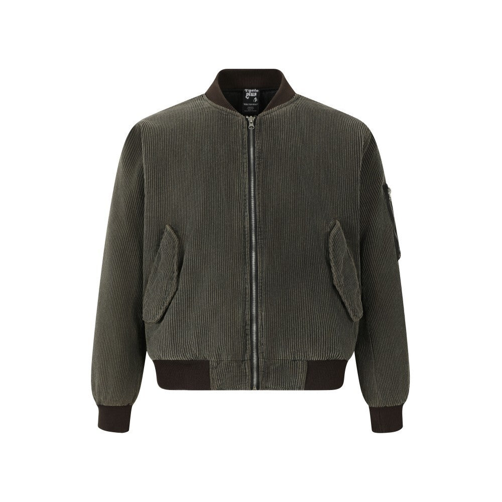 Streetwear Vintage Heavy Corduroy Washed Padded Jacket