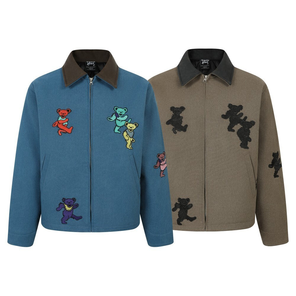 American High-Street Dancing Bear Cargo Padded Jacket