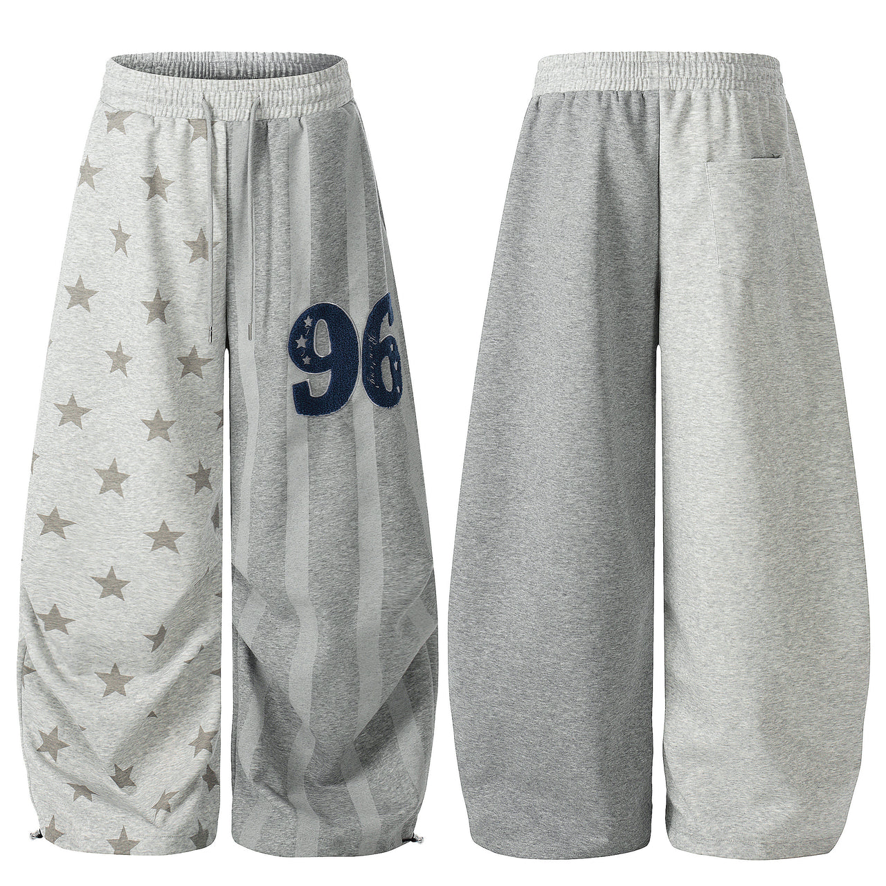 Omirad 96 Star Stripe Wide-Leg Sweatpants