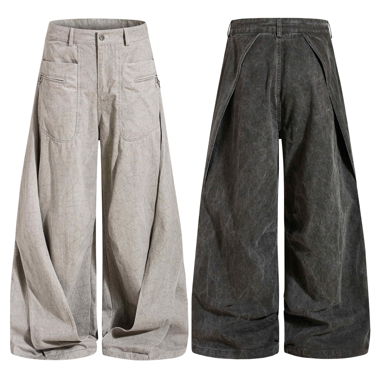 Omirad Washed Balloon Denim Jeans