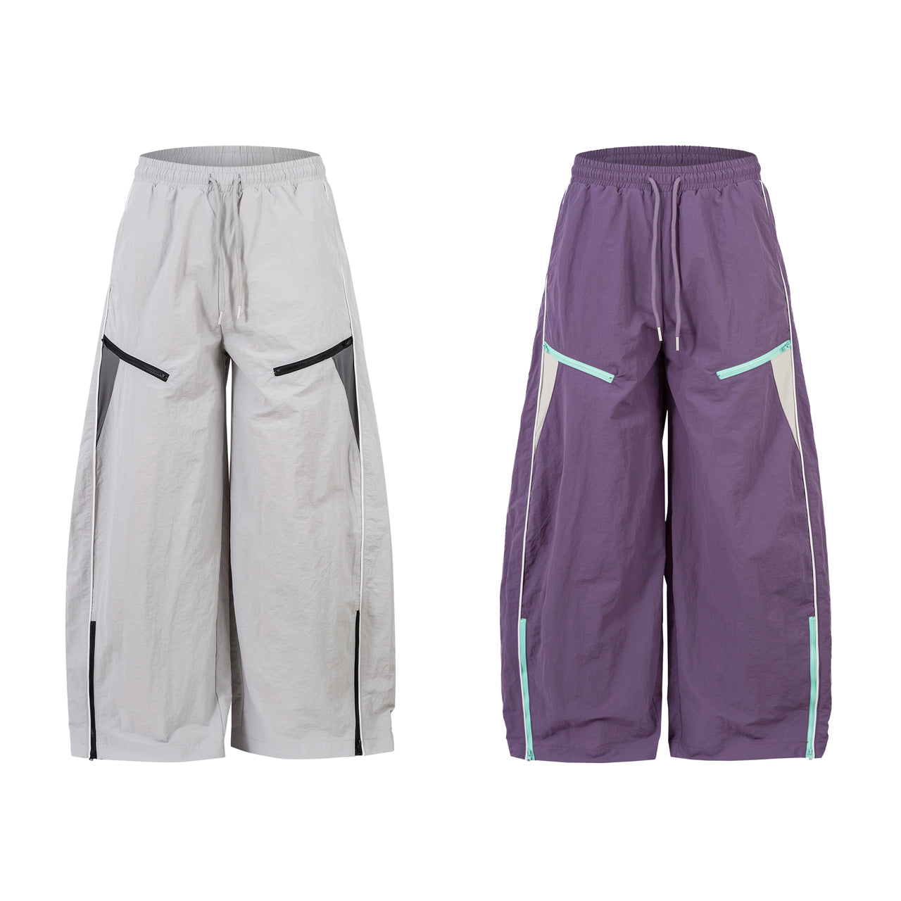 American Vintage Color-Block Outdoor Climbing Pants
