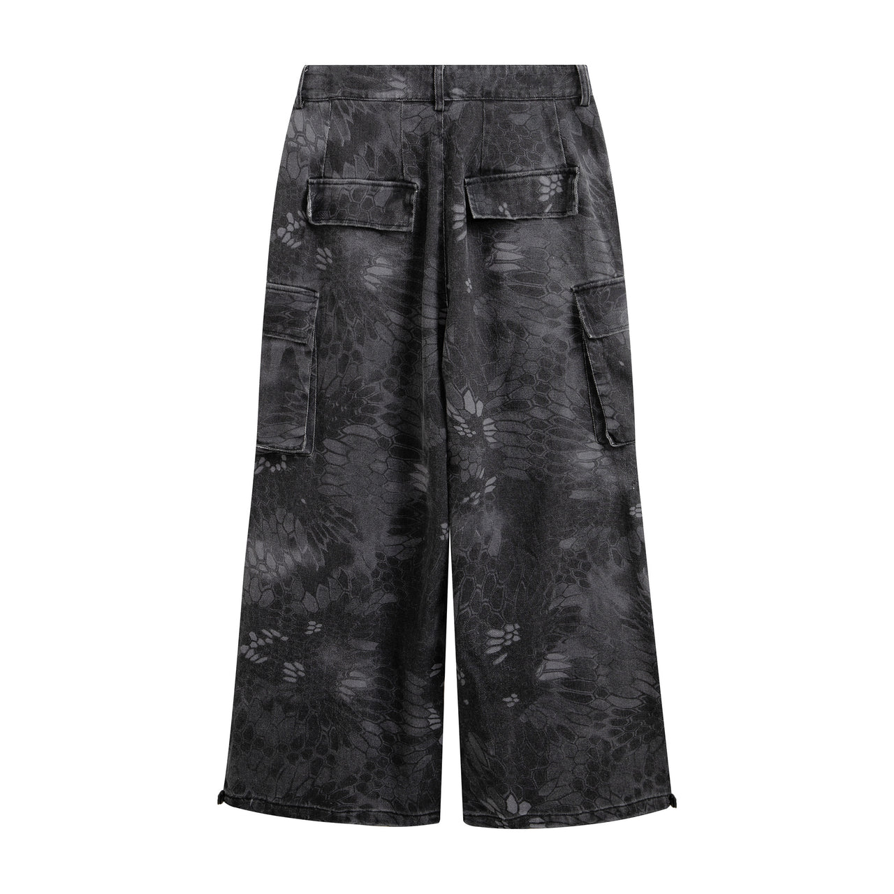 American Vintage Camouflage Snakeskin Cargo Jeans