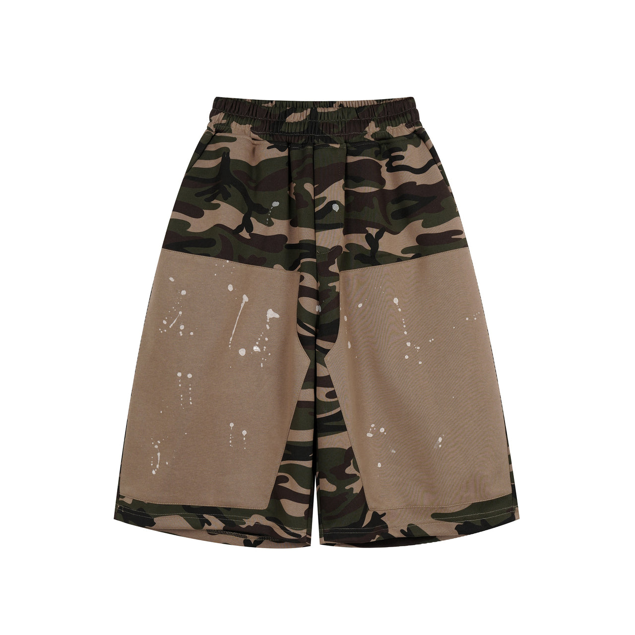Omirad Camo Patchwork Baggy Shorts