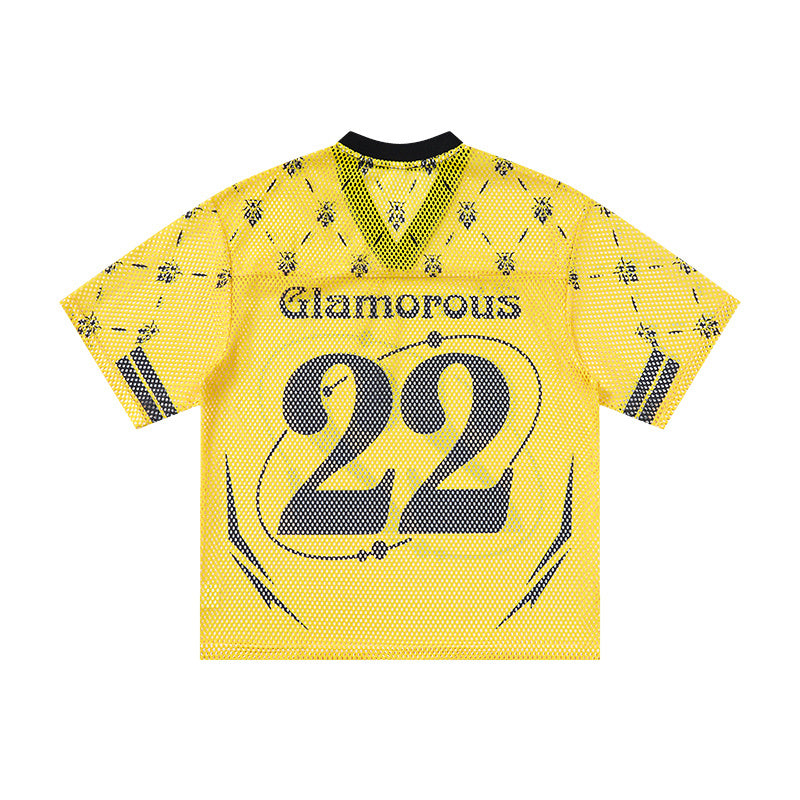 Omirad “Glamorous 22” Mesh Jersey T-Shirt