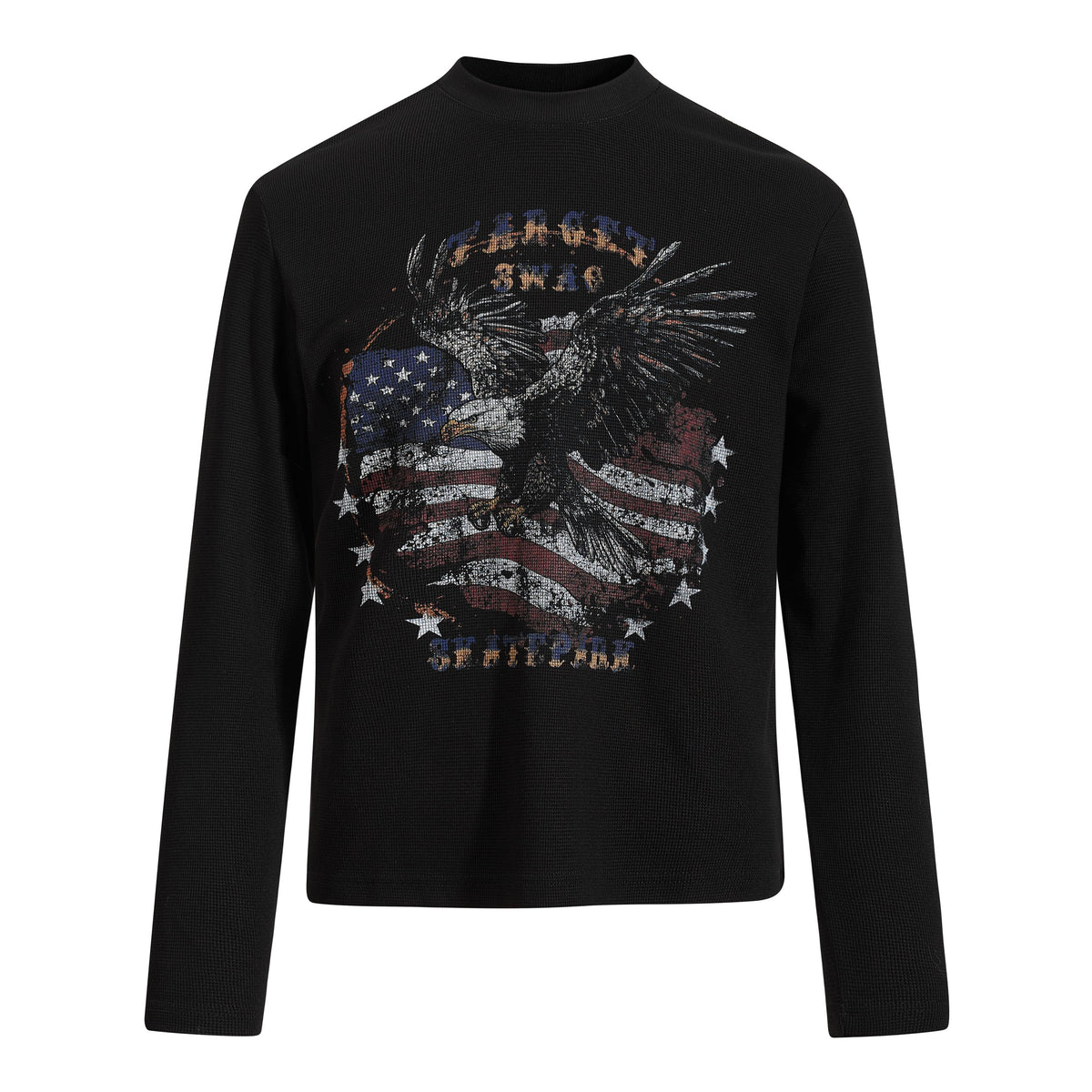 Omirad Eagle Flag Graphic Long Sleeve Tee