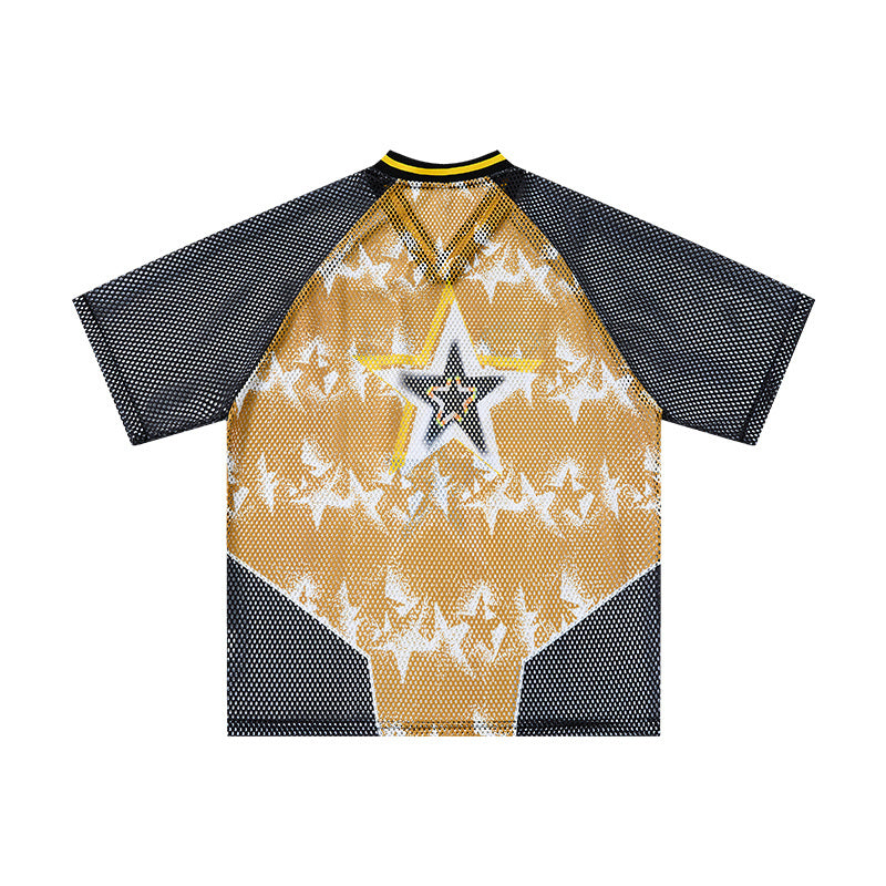 Omirad “Star Impact” Mesh Jersey T-Shirt