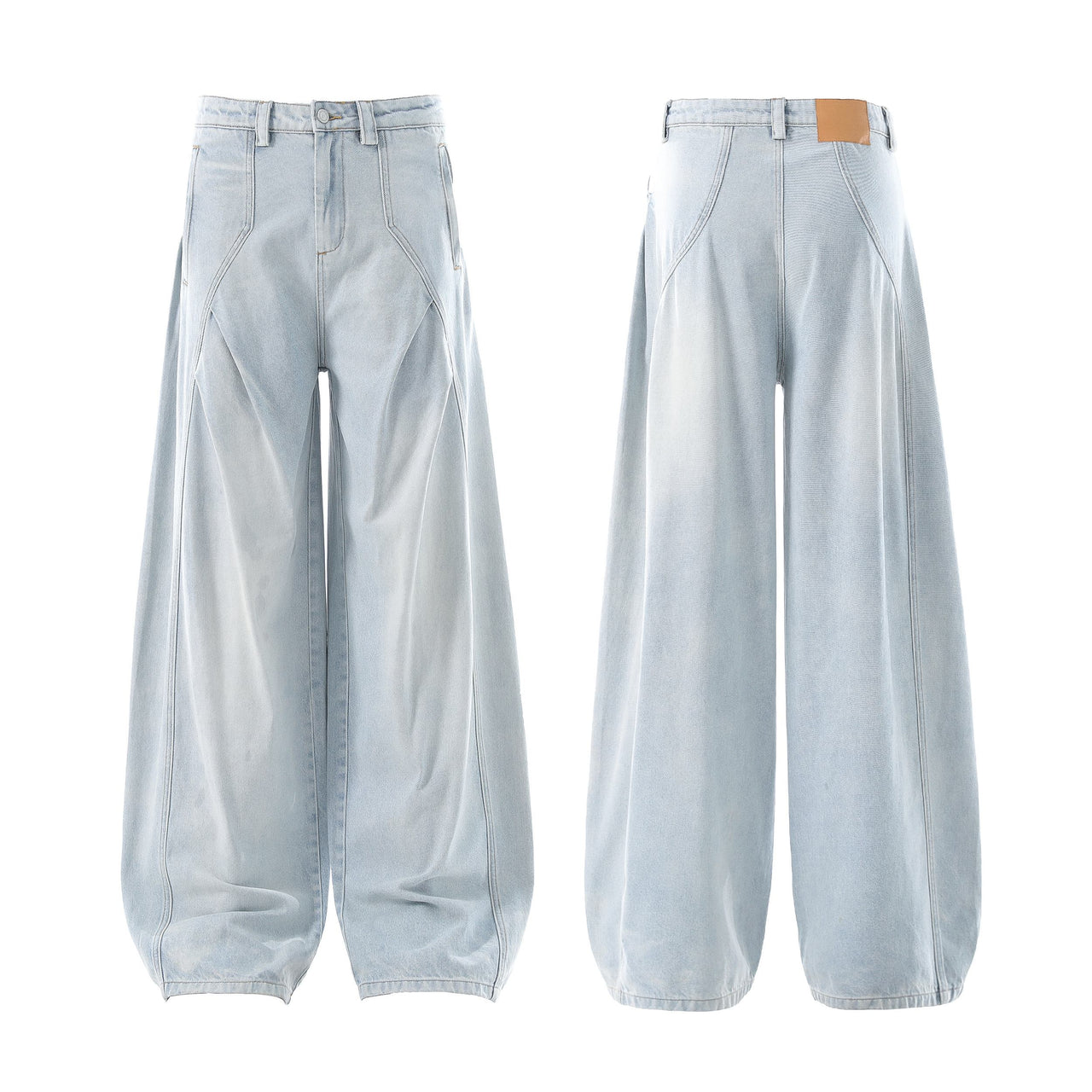 Omirad “Ice Fade Panel Denim”
