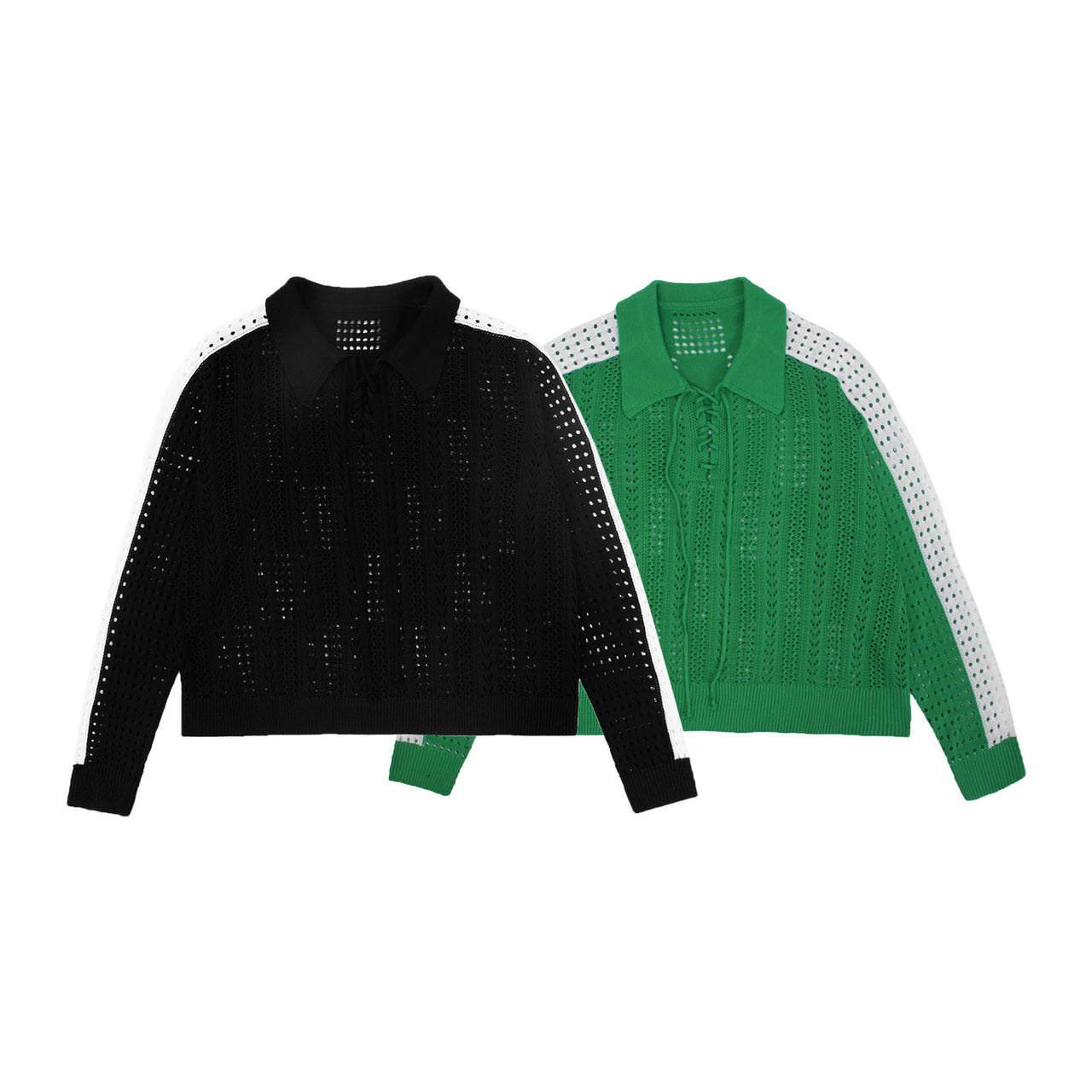 Omirad Contrast Mesh Knit Polo