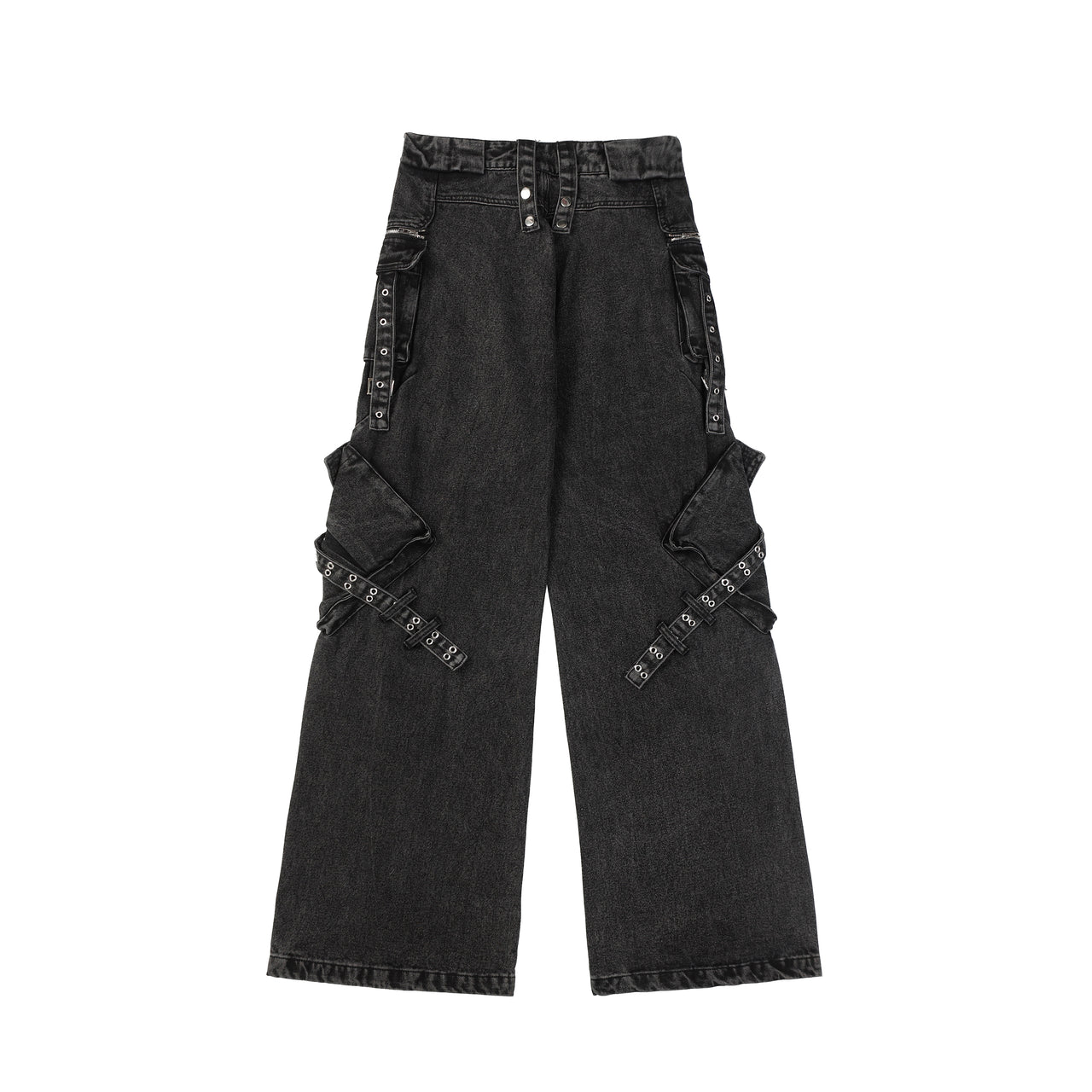 Denim Cargo Pants