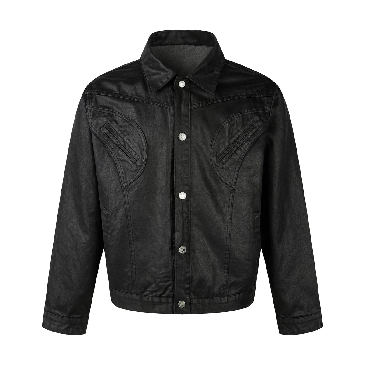 Omirad Coated Western Denim Jacket